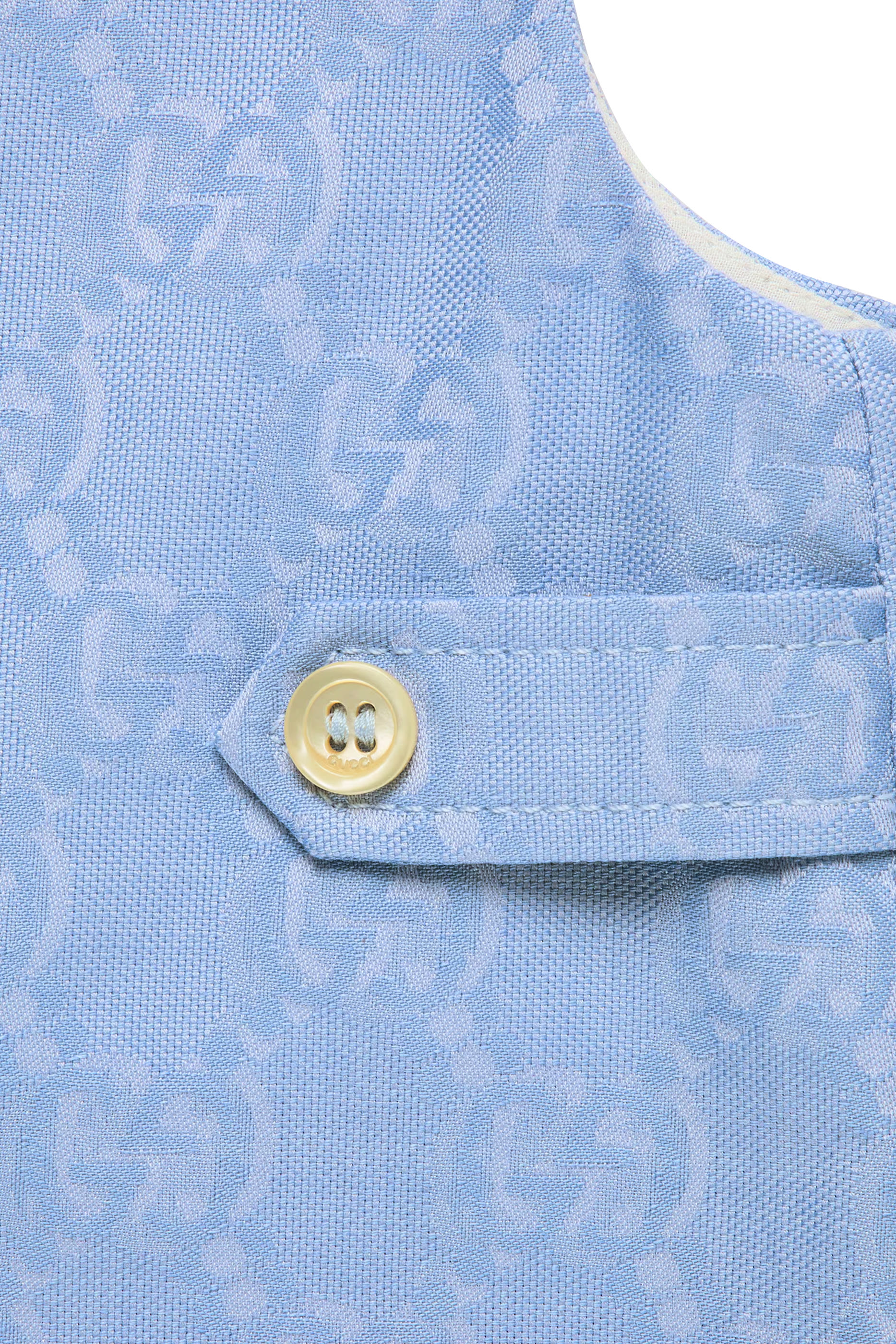 لباس قطعة واحدة بنقشة حرفي شعار الماركة  بالكامل للأطفال