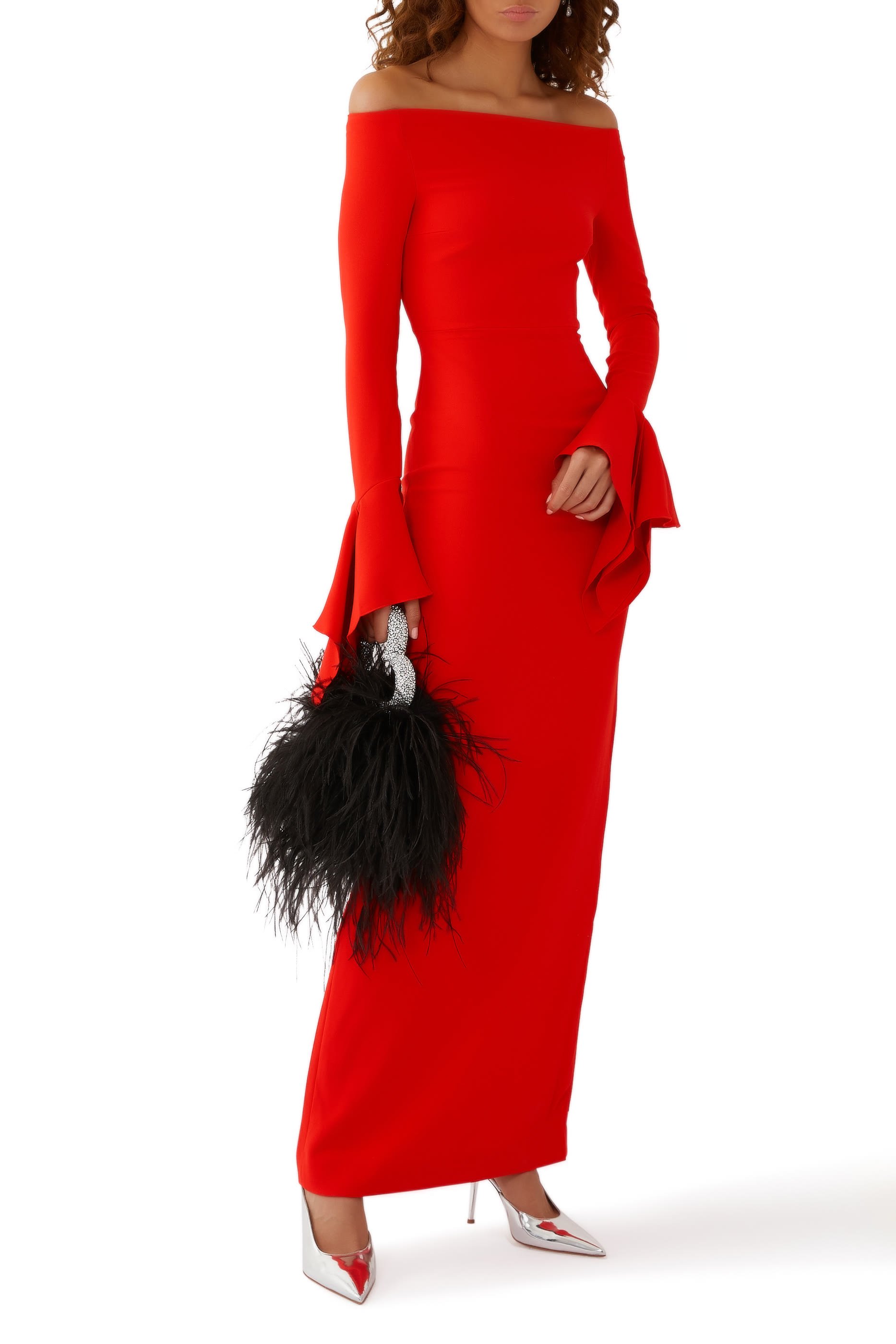 فستان أمالي طويل