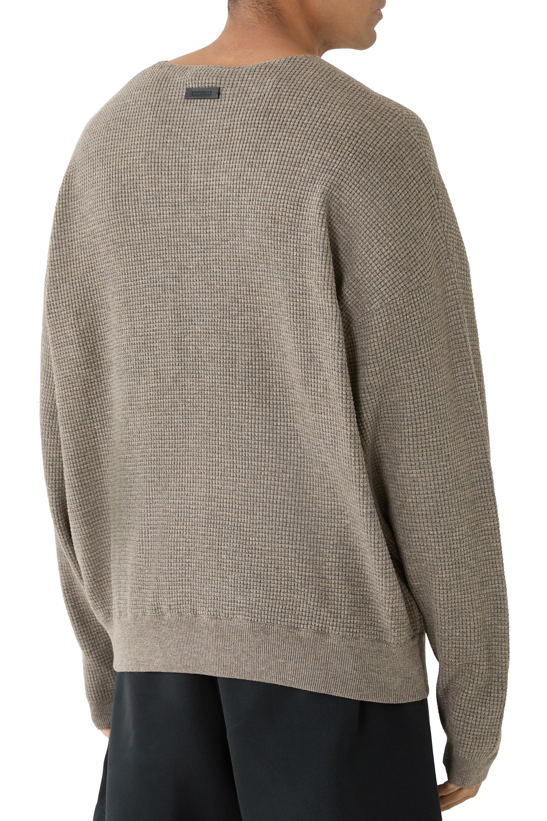 سترة بياقة ضيقة بتصميممن التسعينات نسيج متشابك