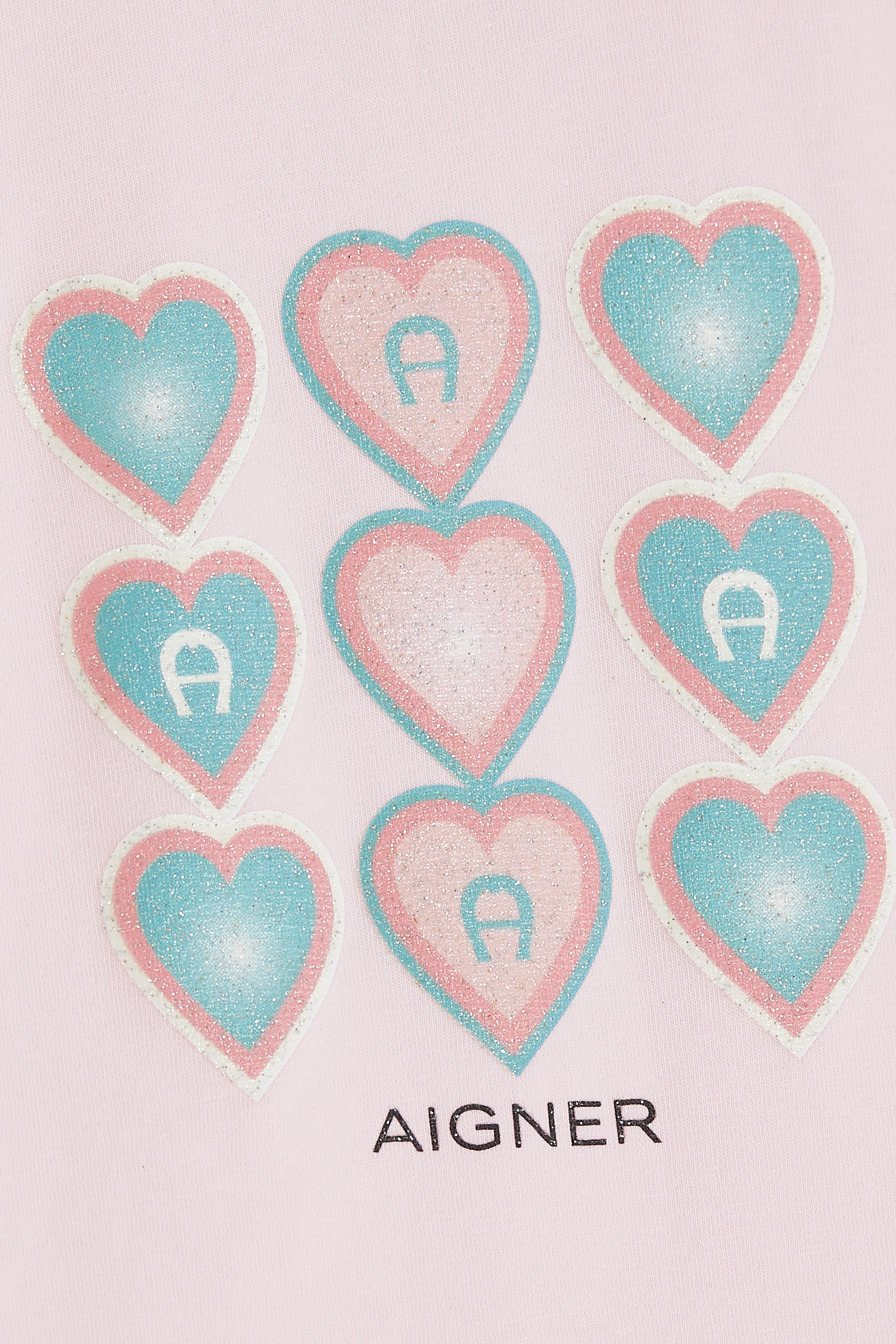 تيشيرت بطبعات قلب للأطفال