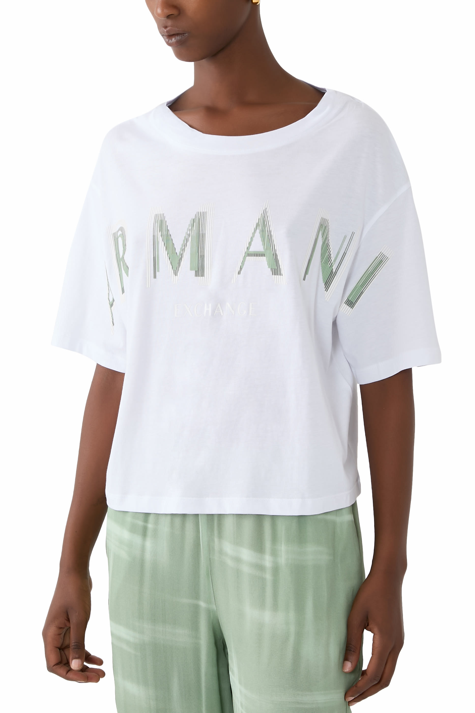 تيشيرت ذا جريد قصير بشعار الماركة