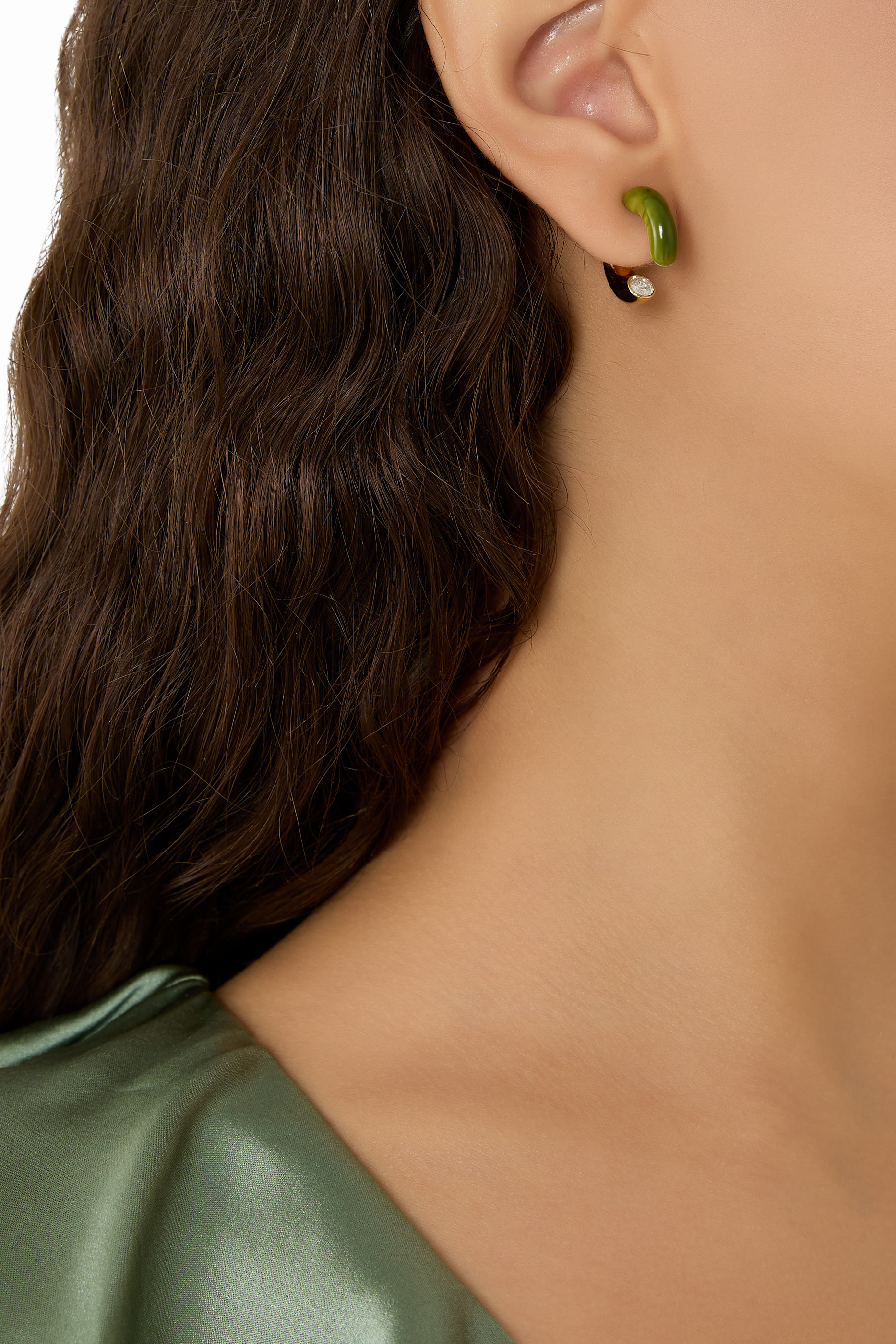 أقراط هاجي بتصميم متداخل