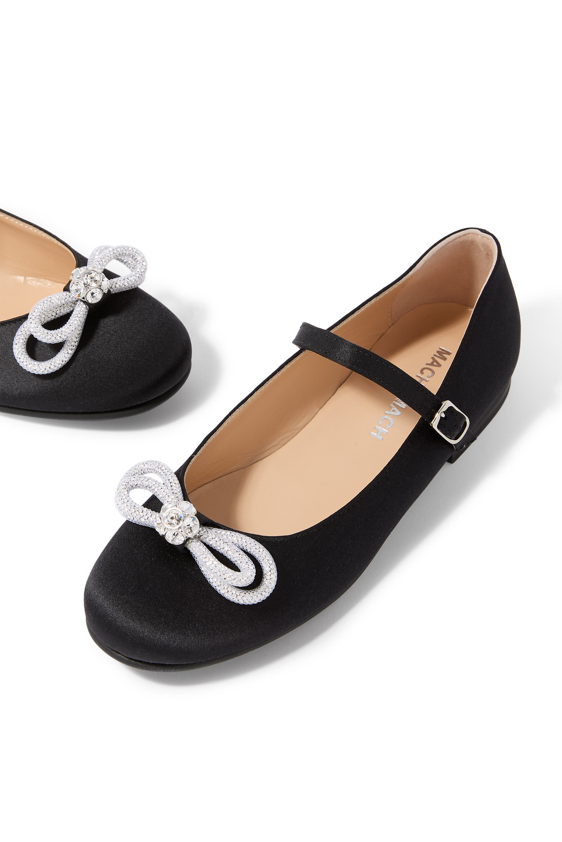 Kids Double Bow Mini Ballerinas