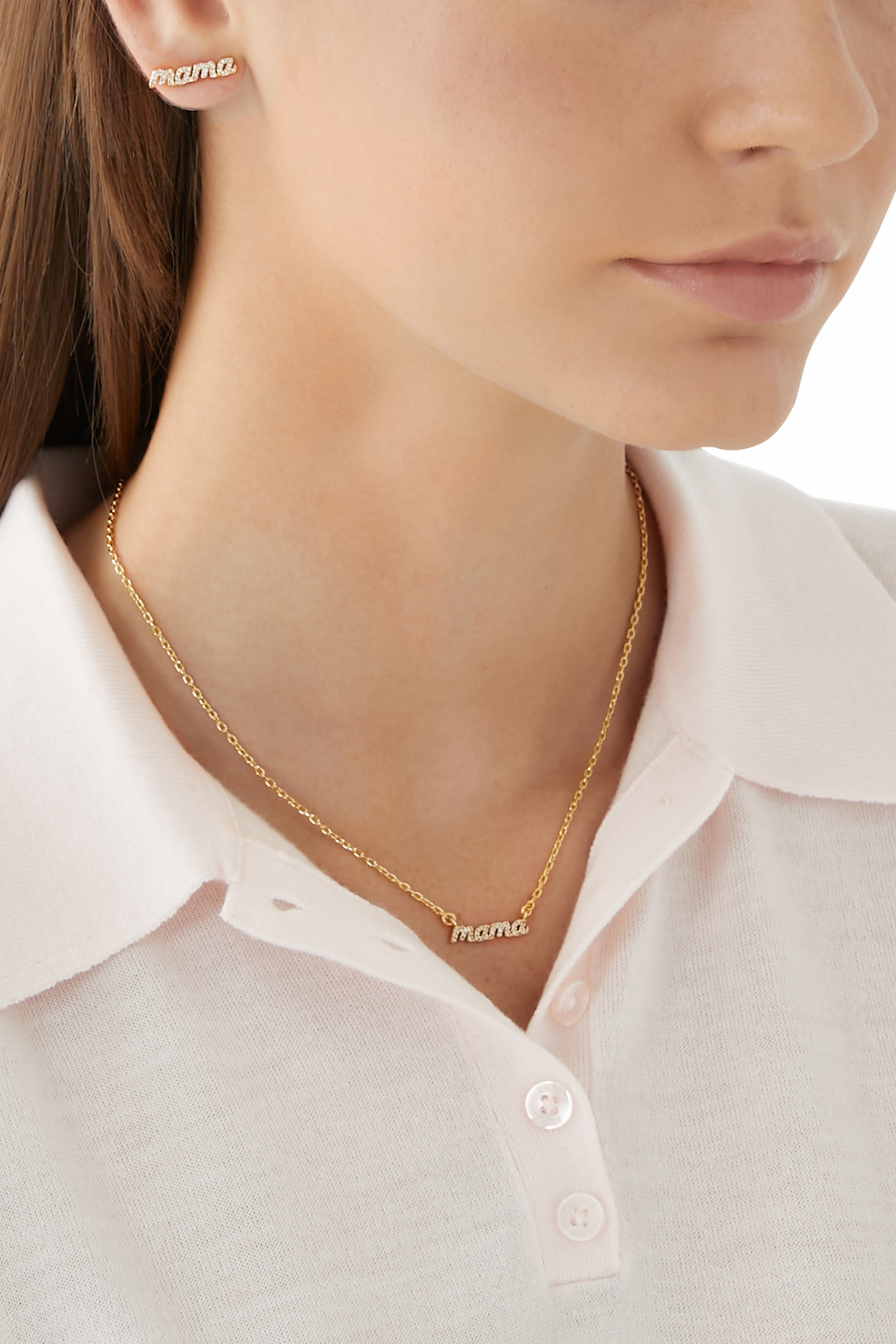 أقراط بأحجار بافيه