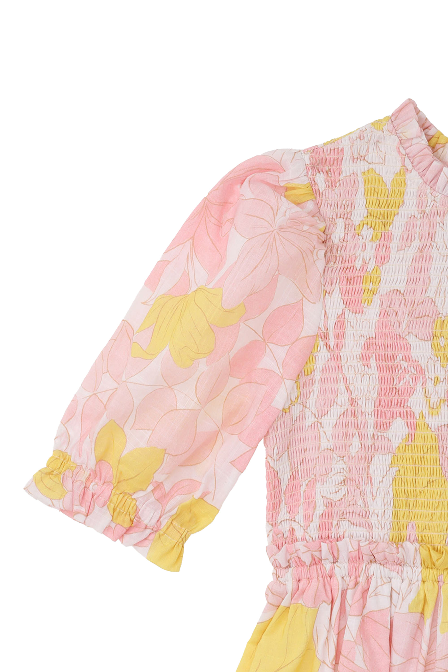 فستان بوب بأكمام منفوخة للأطفال