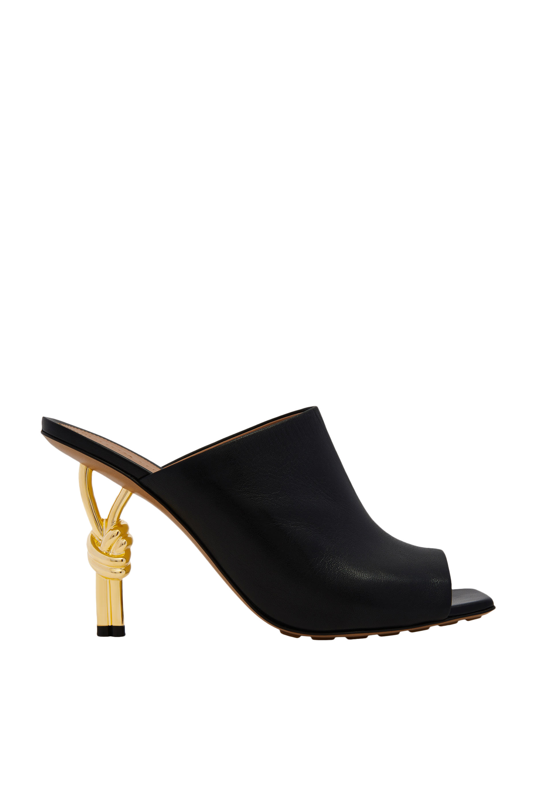 حذاء مفتوح من الخلف 90 مزين بعقدة 