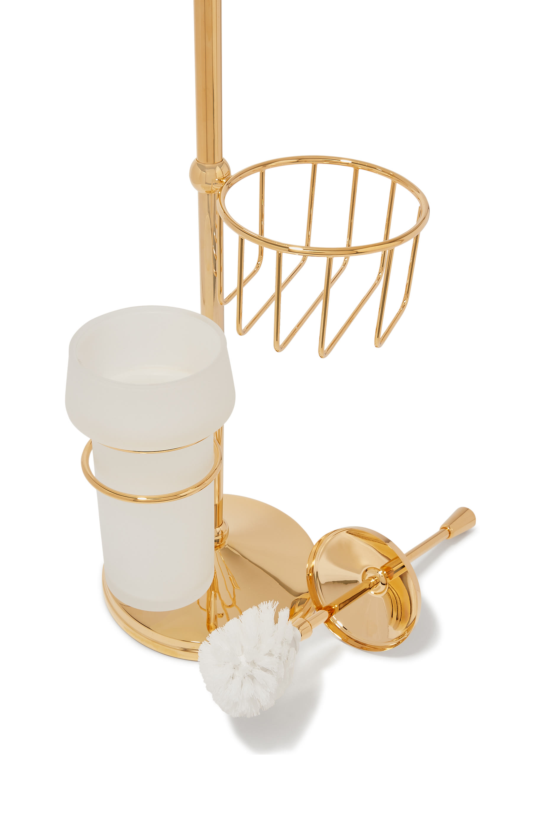 حامل فرش أسنان بتصميم أسطواني