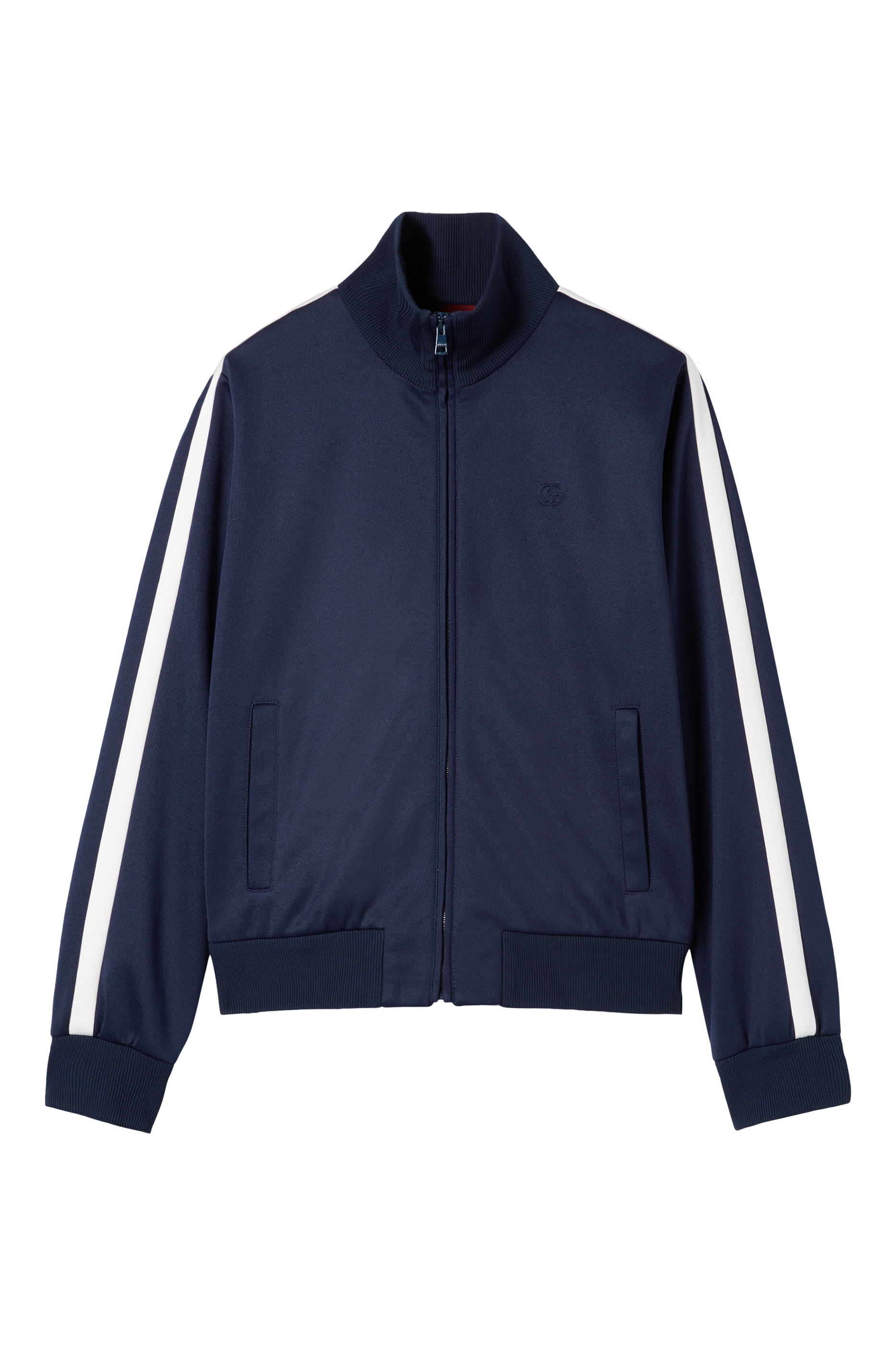 جاكيت بسحاب وشعار الماركة المطرز جيرسيه معالج