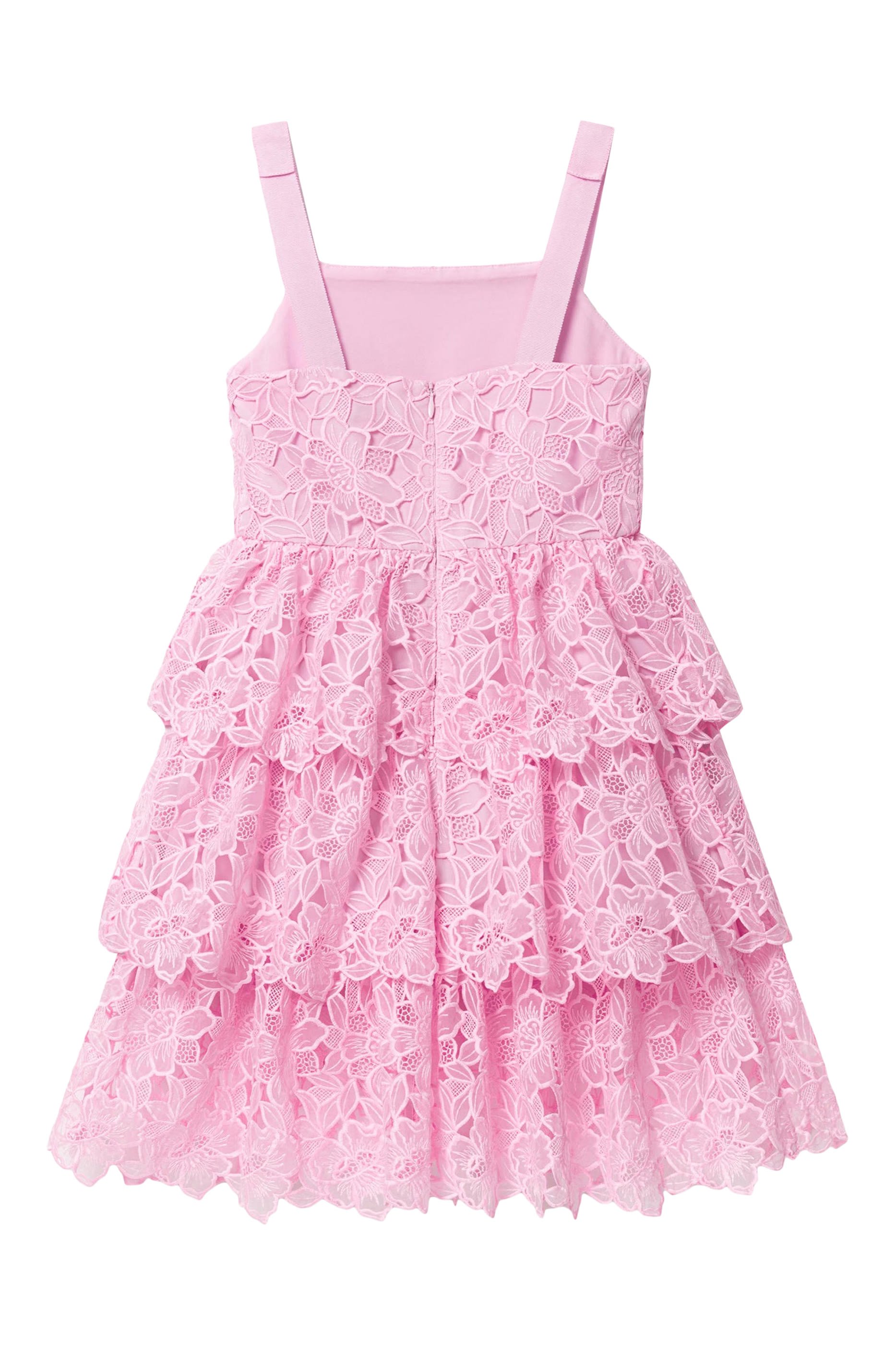Kids Organza Lace Midi Dress