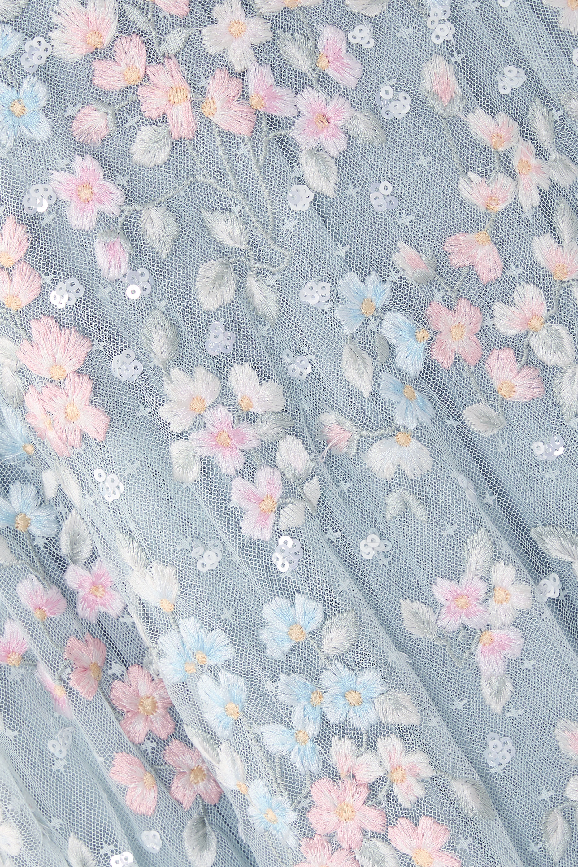 فستان سهرة فرساي ديتسي بطول الكاحل بأكمام كاب