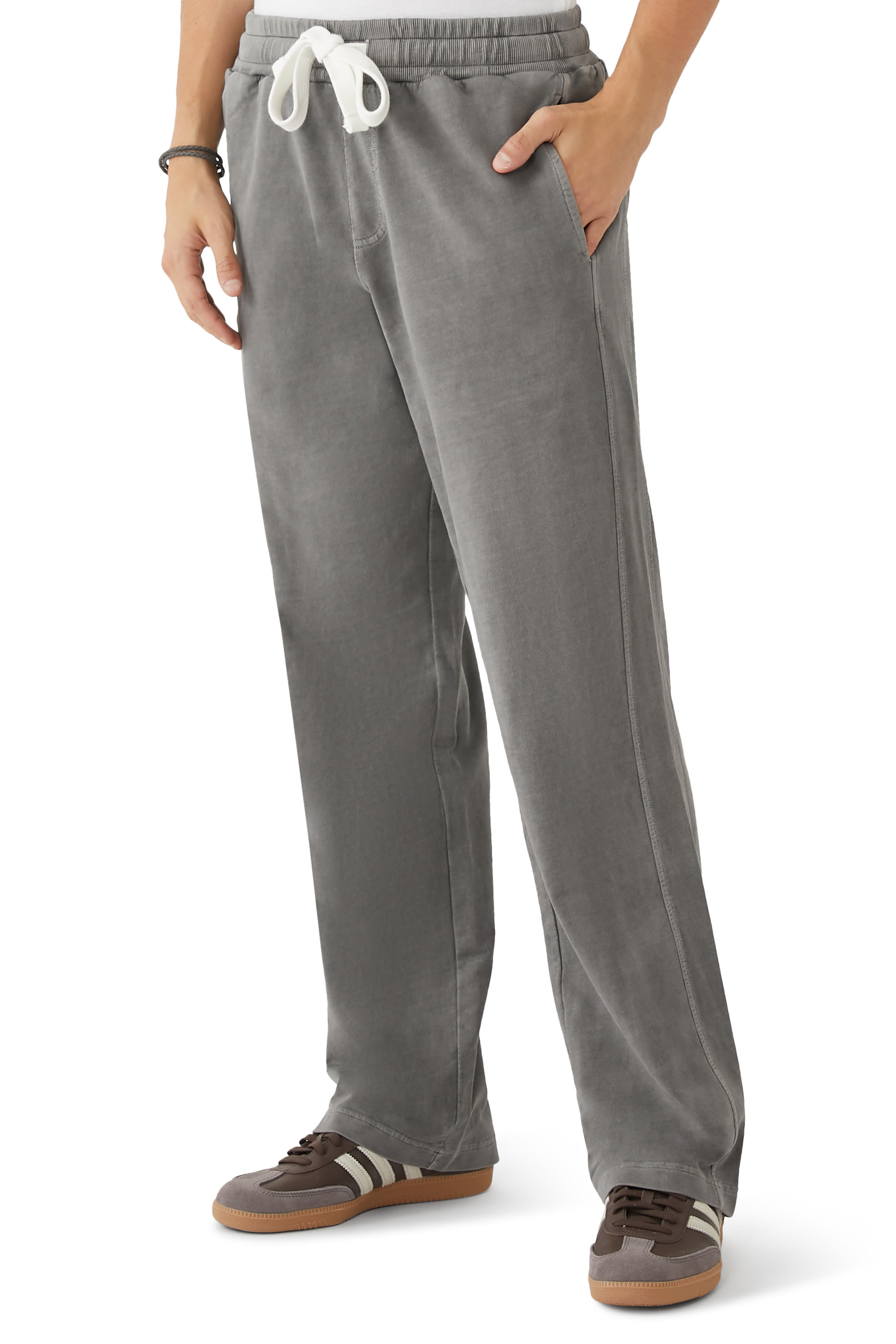 بنطال رياضي بشعار الماركة للمنزل