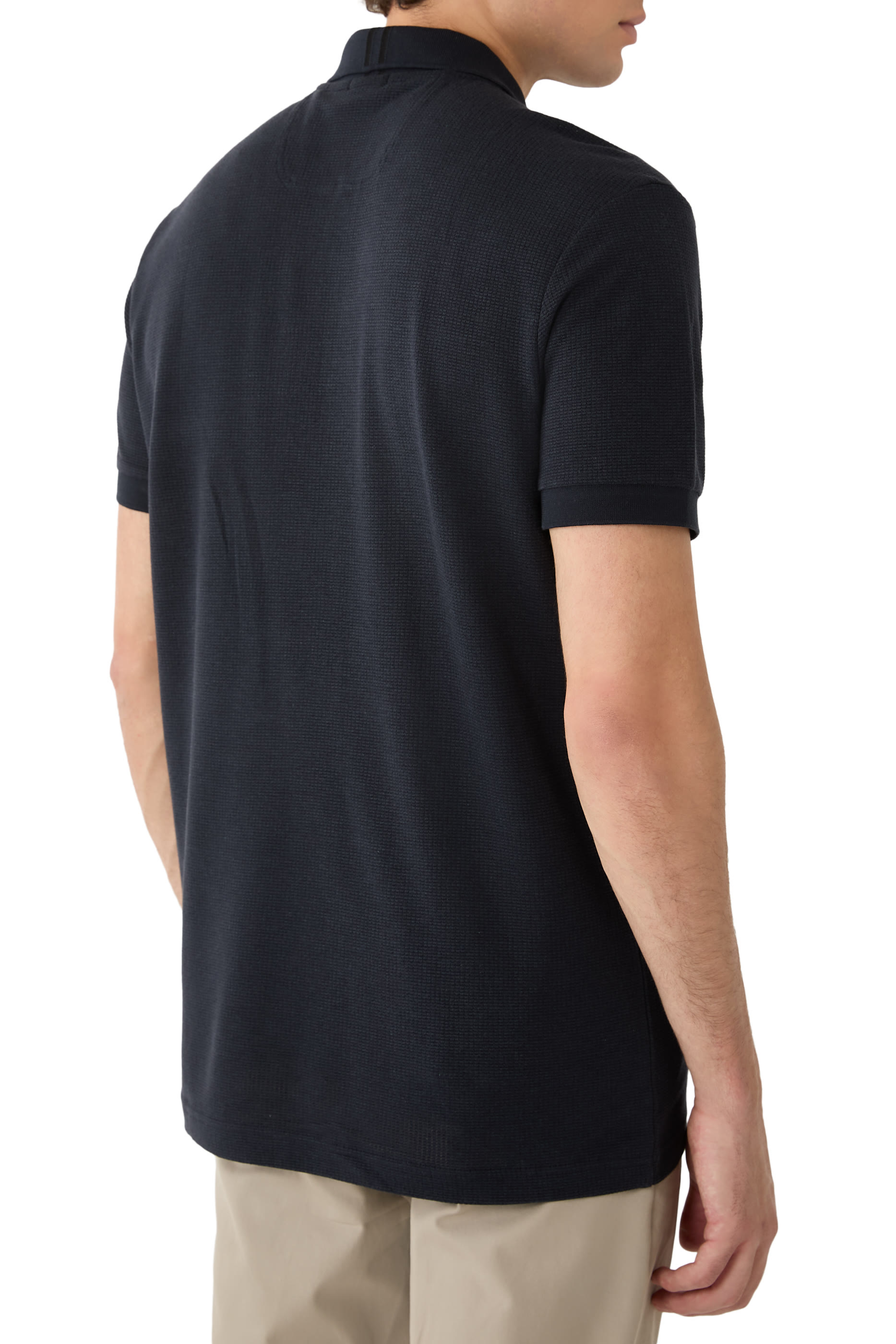 قميص بولو تيريس بسحاب