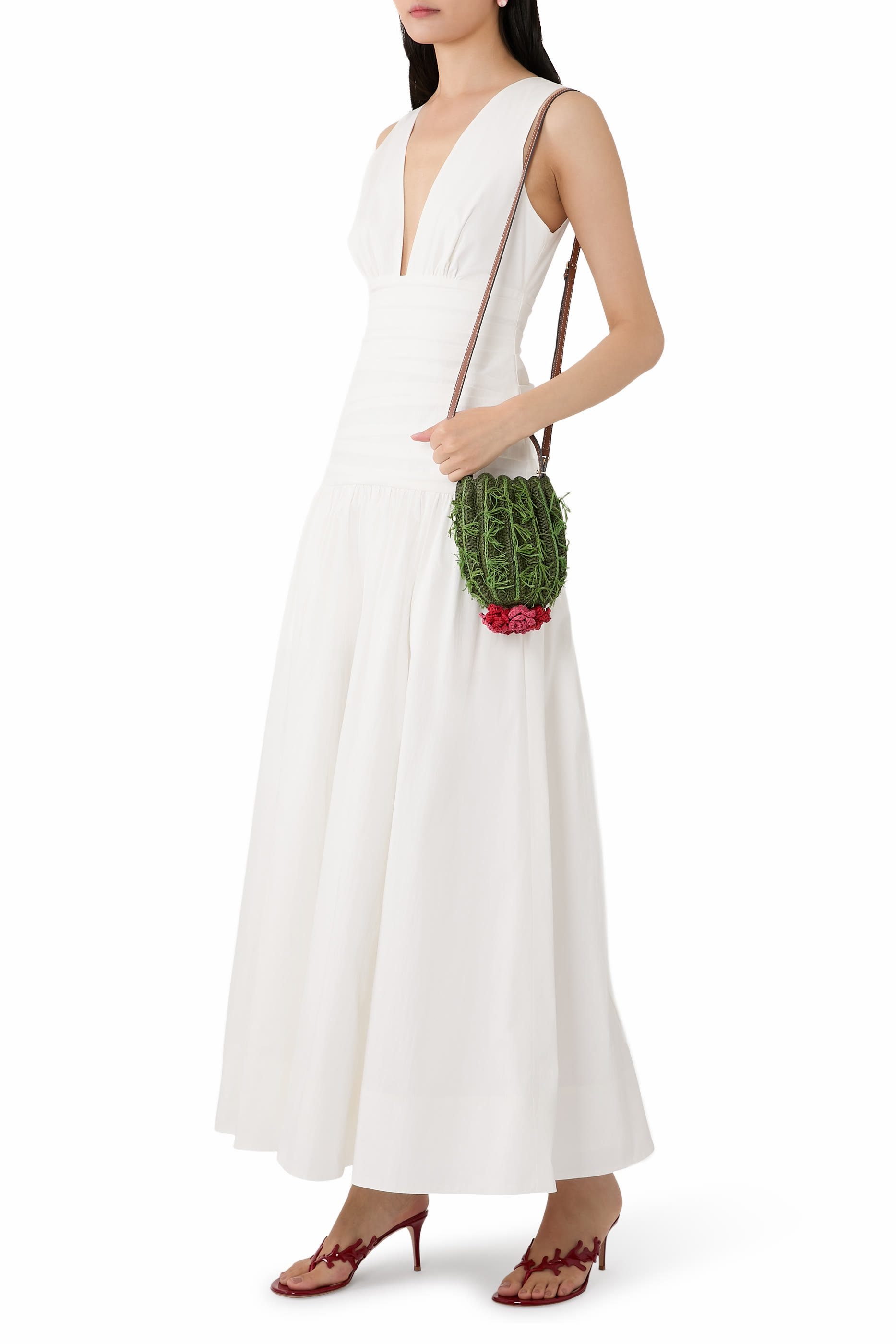 حقيبة كروس بودي بتصميم صبار رافيا