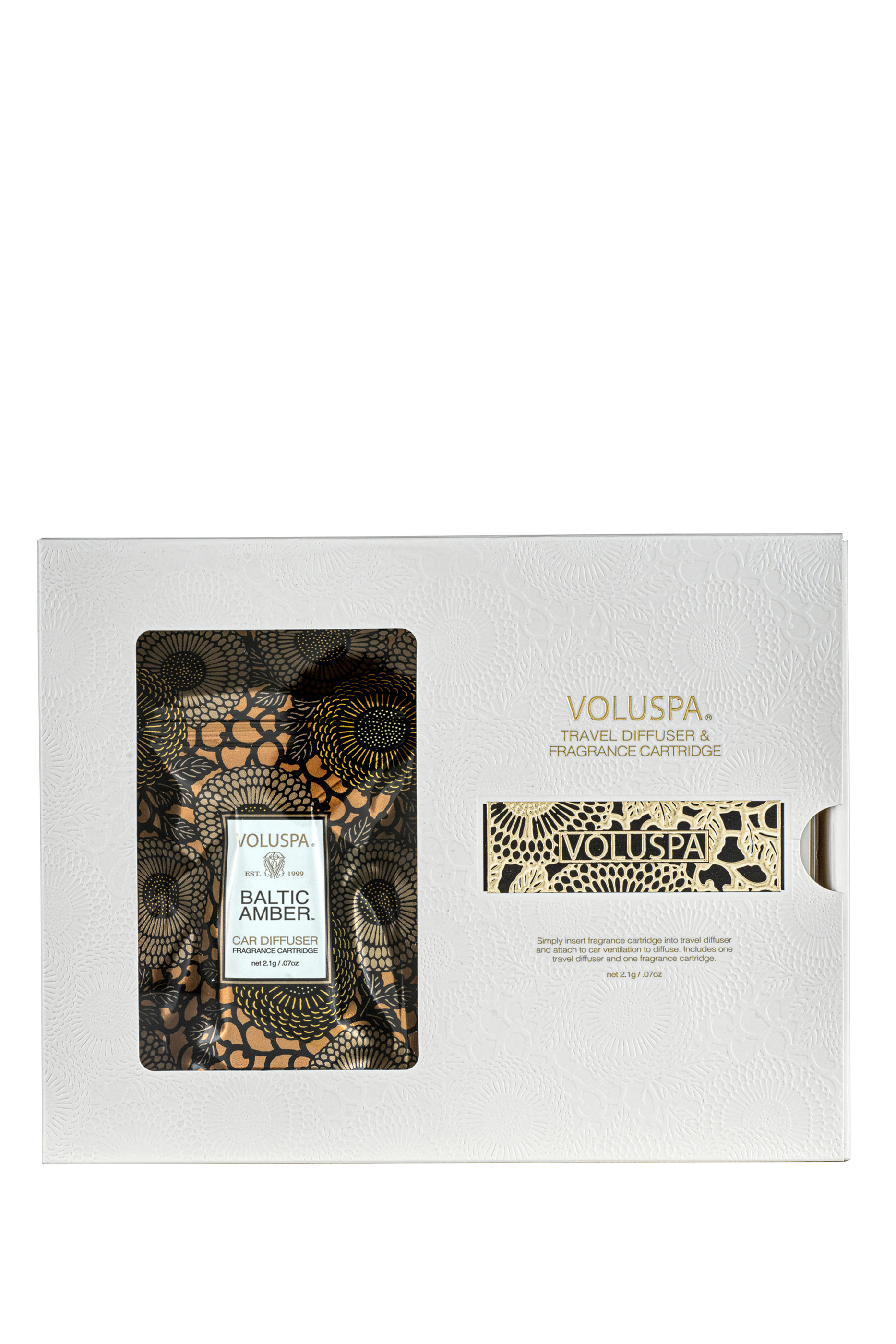 موزع وعبوة عطر بالتيك أمبر للاستخدام أثناء السفر