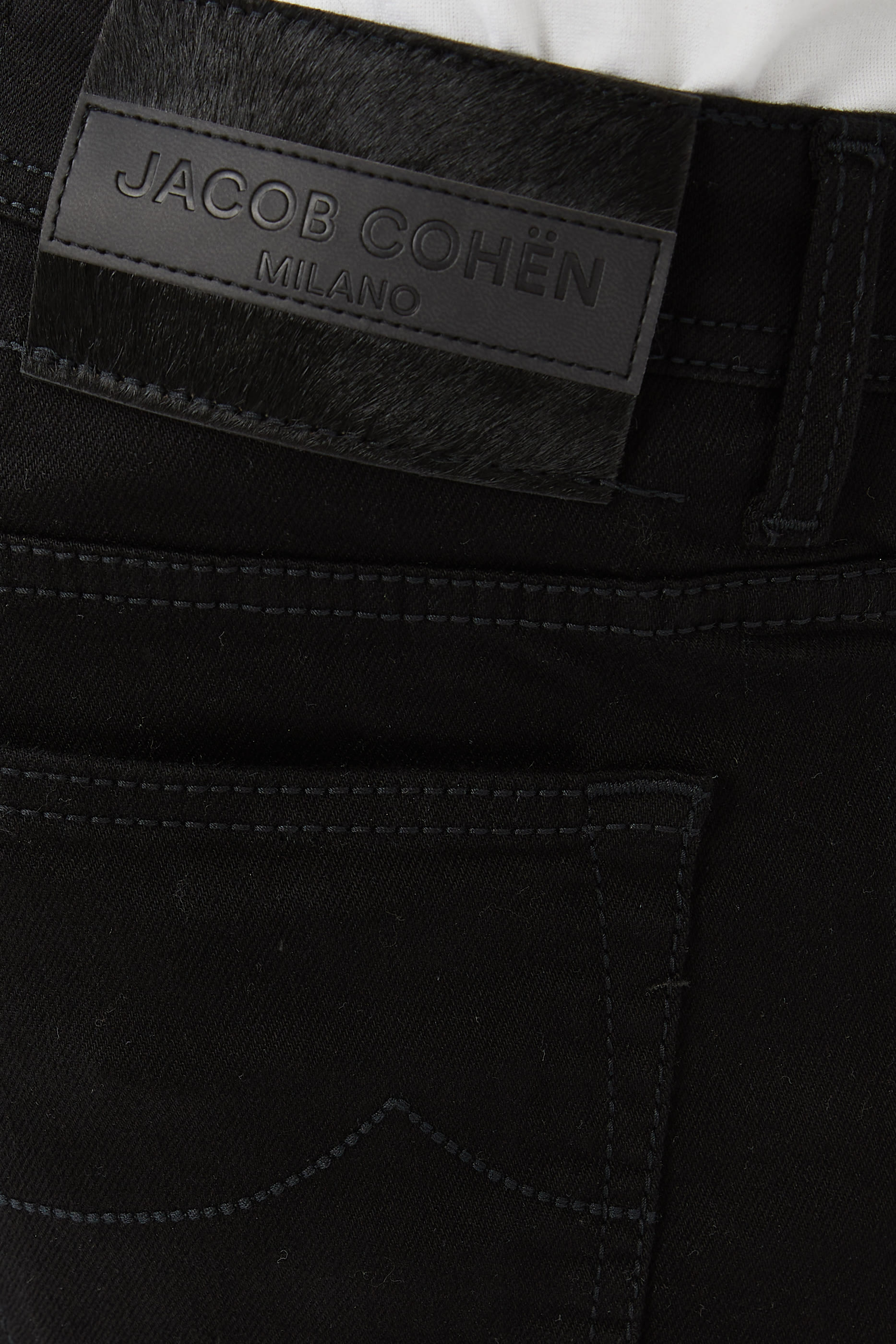 بنطال جينز بارد بقصة ساق مستقيمة