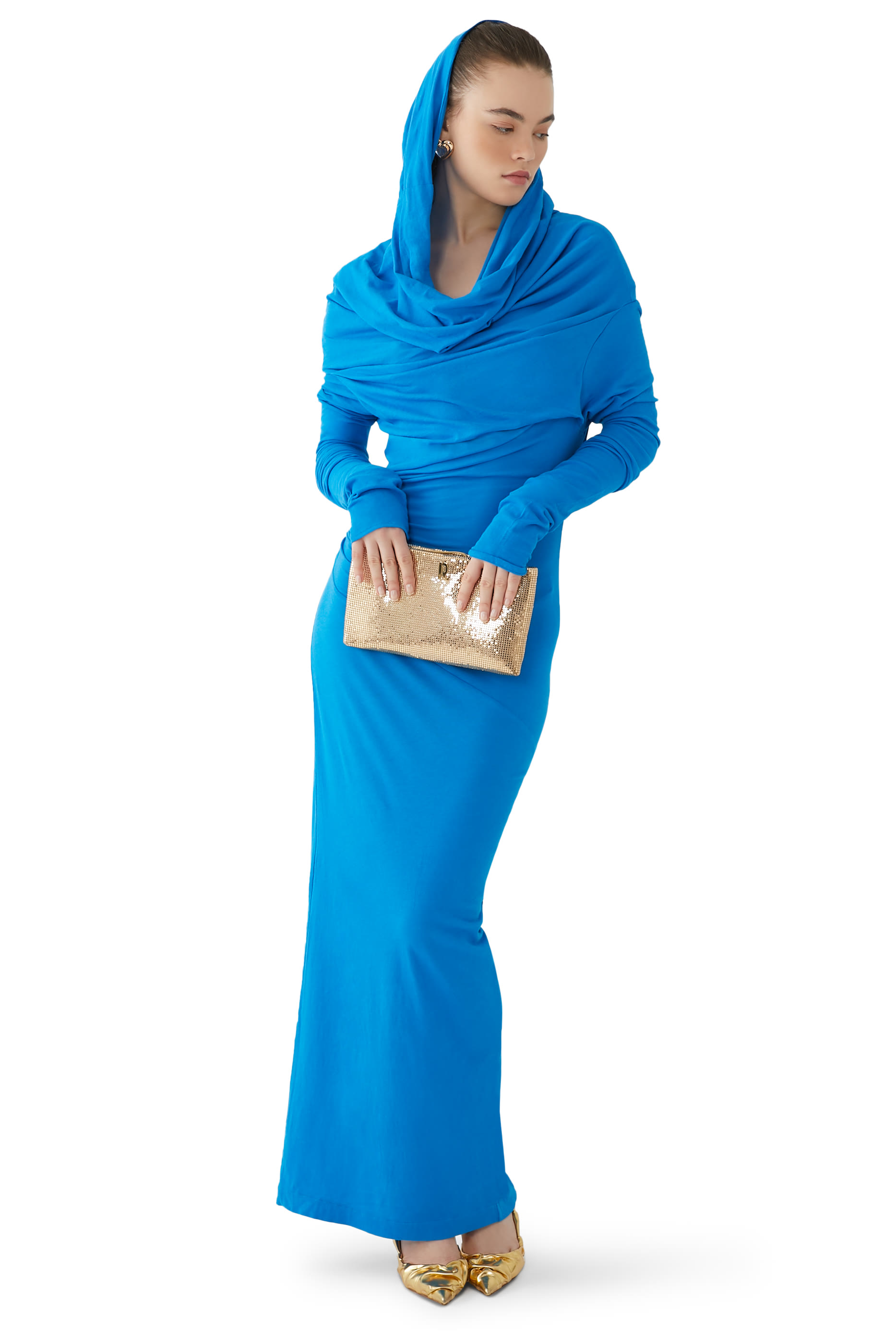 فستان بوند متوسط الطول