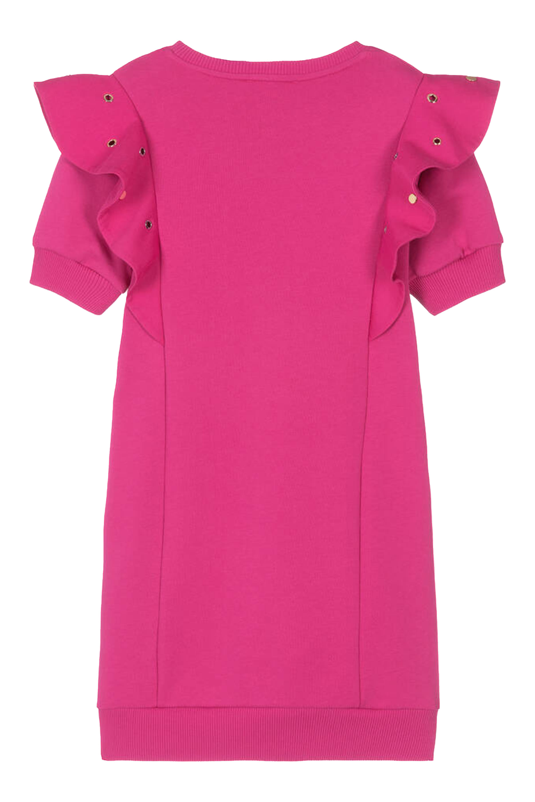 فستان قطن بحلي معدنية مفرغة للأطفال