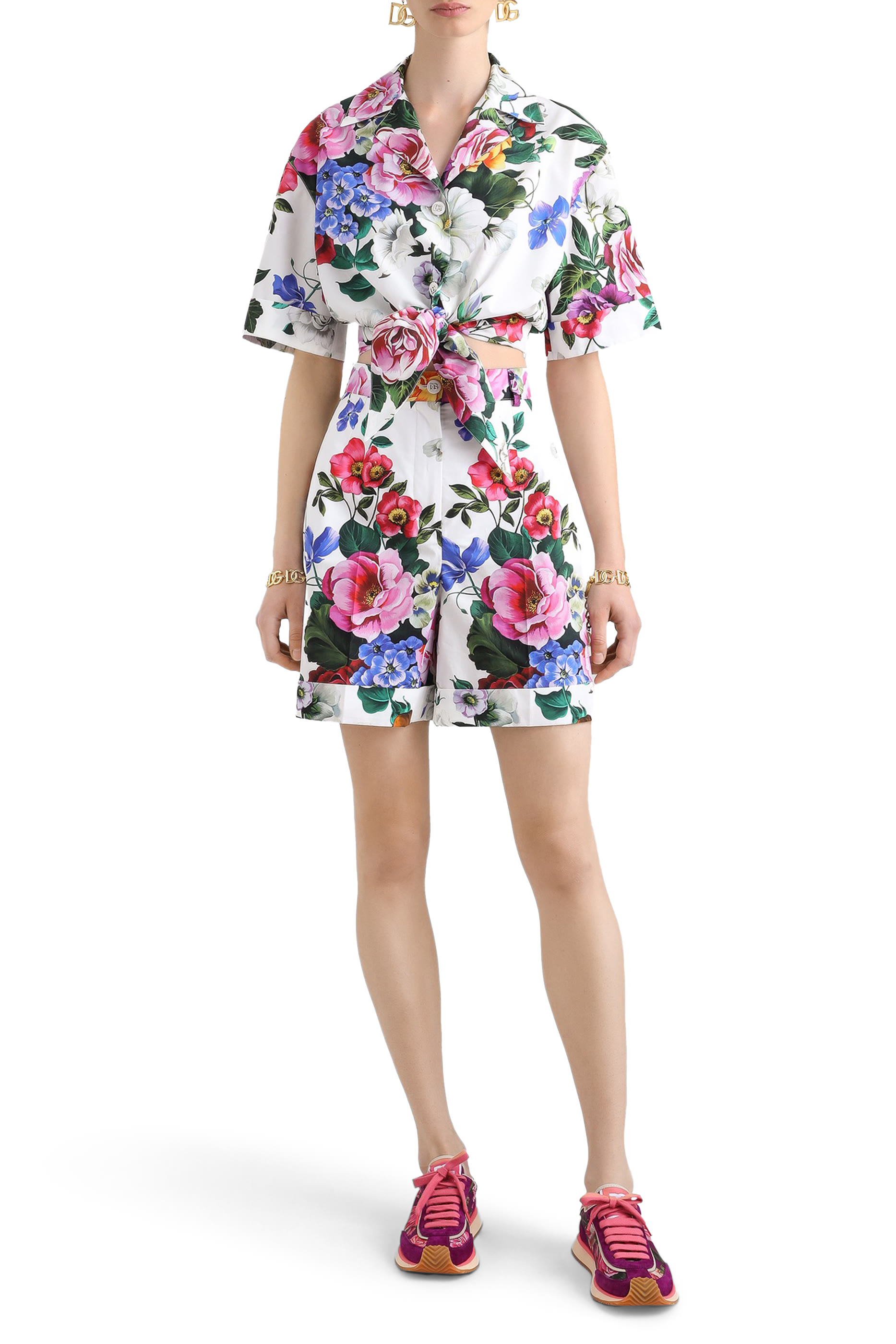 شورت بنقشة زهور