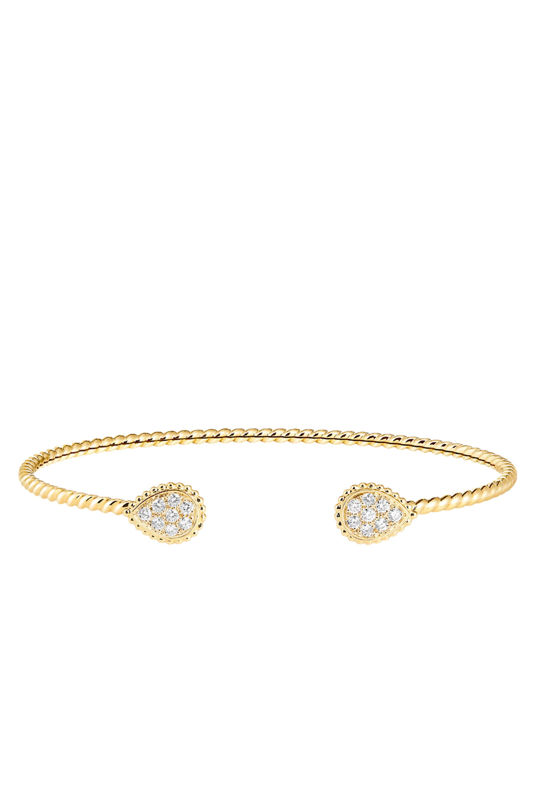 سوار سيربنت بوهيم مرصع بالماس، ذهب أصفر عيار 18