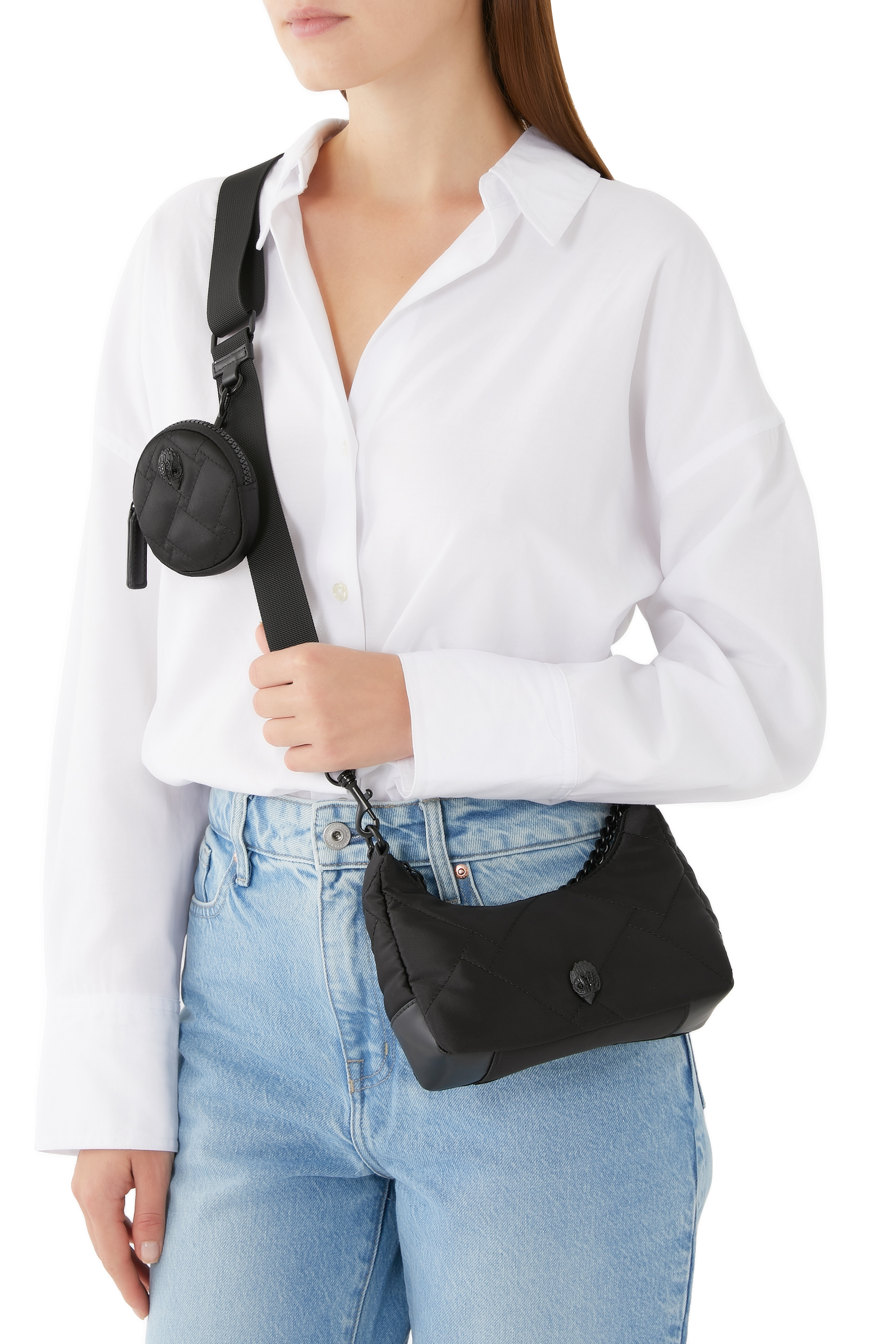 حقيبة كروس بودي مالتي نايلون معاد تدويره