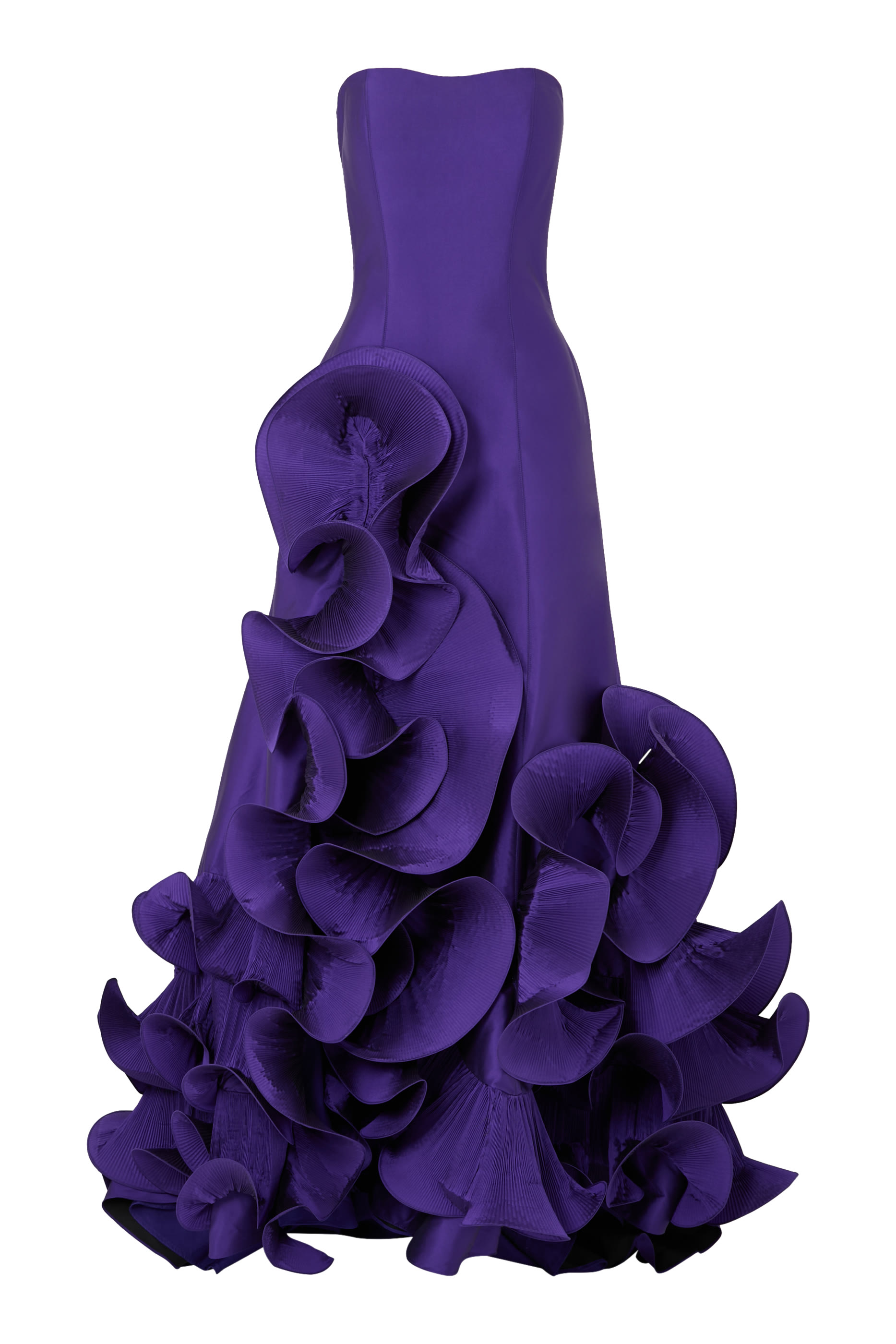 فستان سهرة سكالبت بطول الأرضية