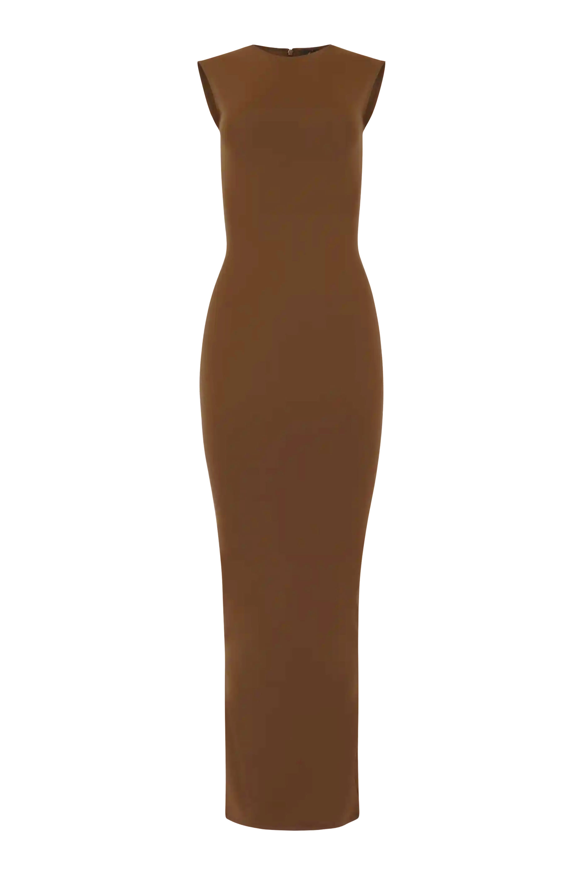 فستان طويل بدون أكمام