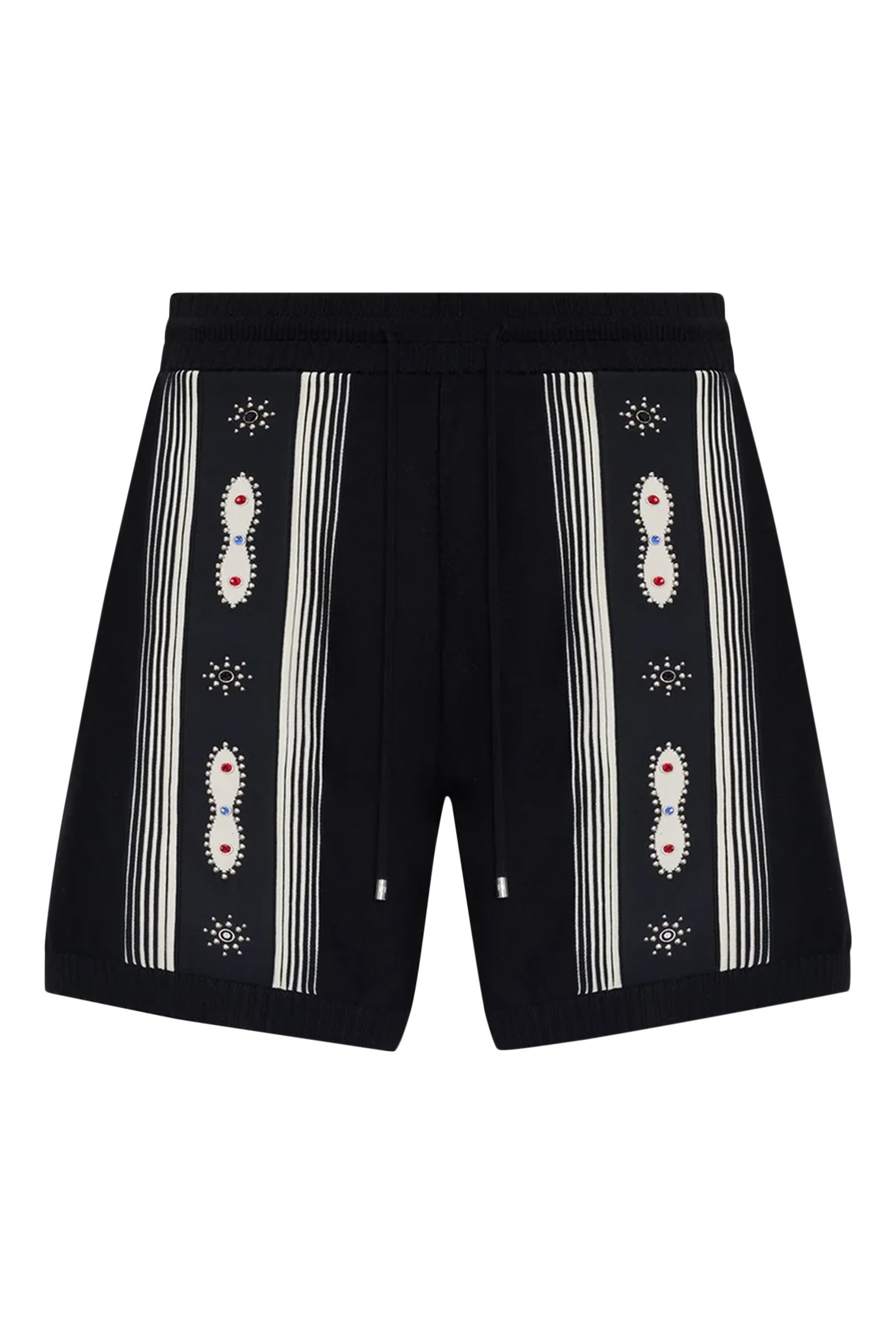 شورت مخطط مرصع