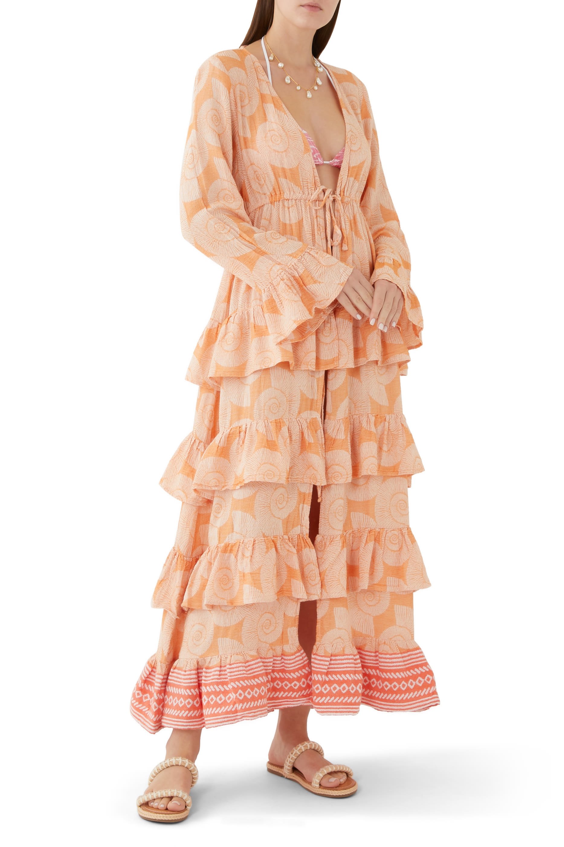 فستان كيمونو زاكار بكشكش