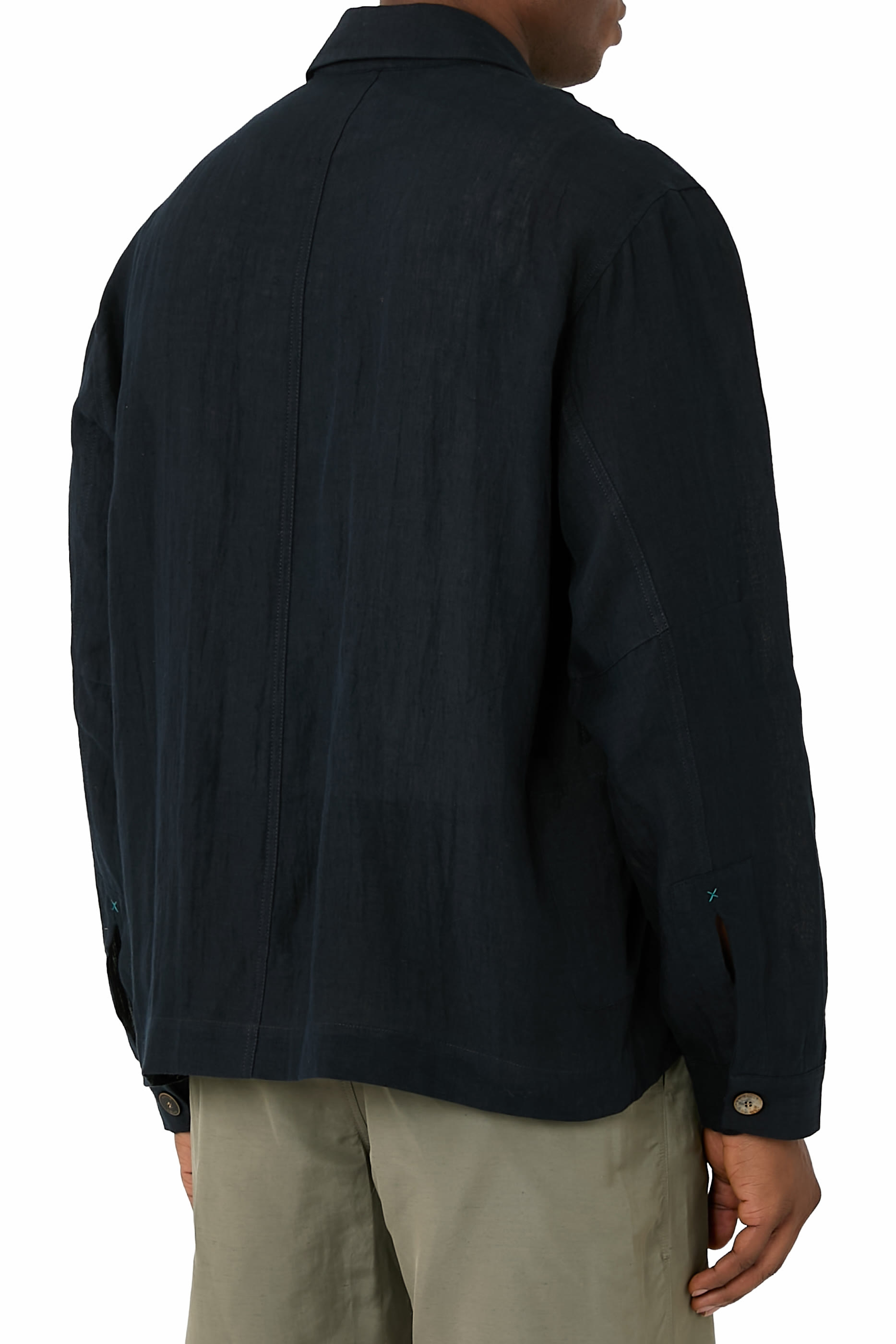 جاكيت كتان خفيف الوزن