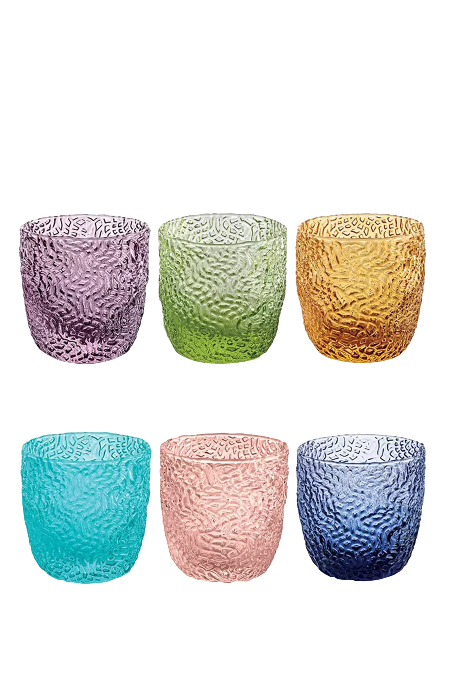 Tricot Assorted Tumbler, Set of 6
