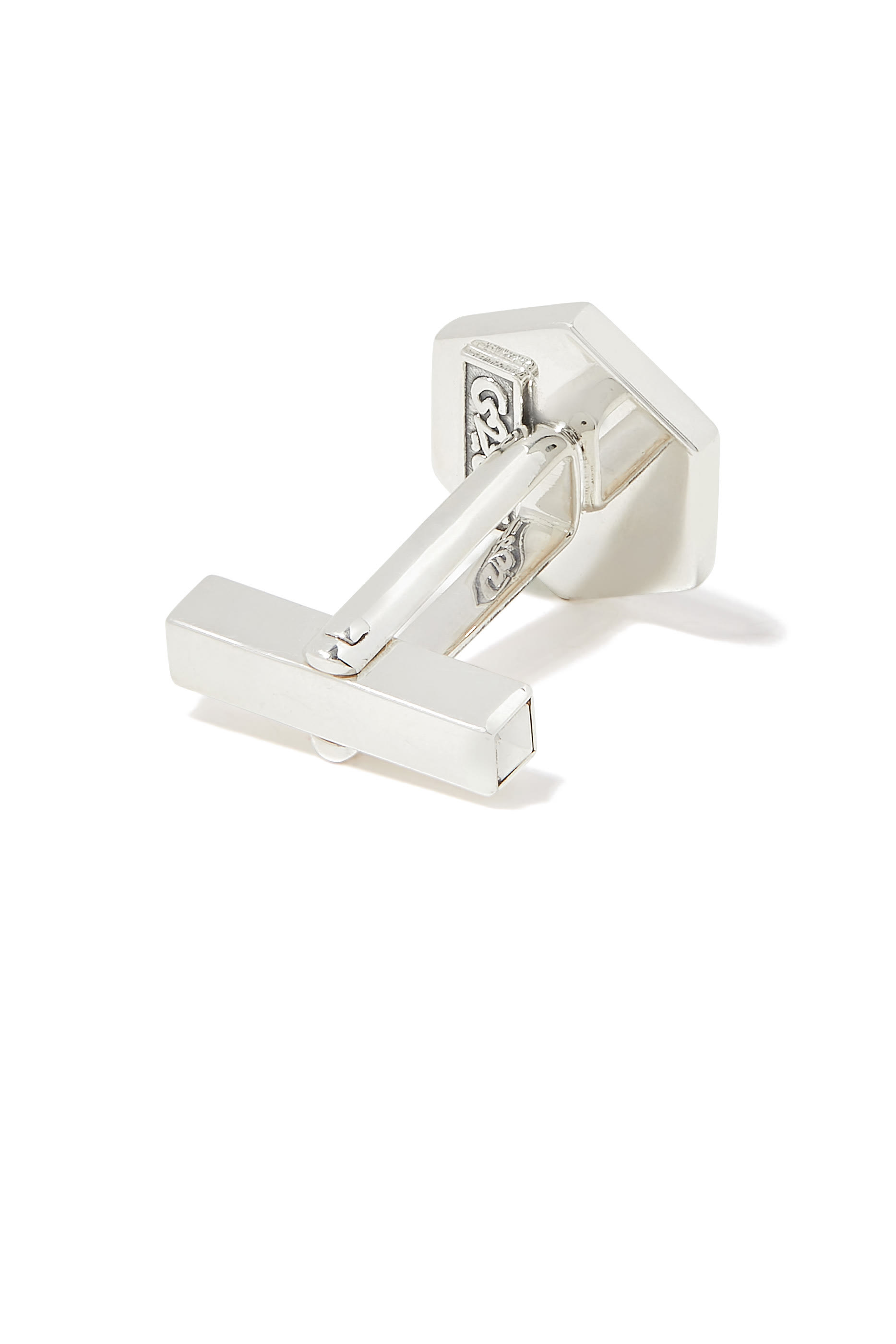 أزرار أكمام بعبارة يا حارس فضة إسترلينية