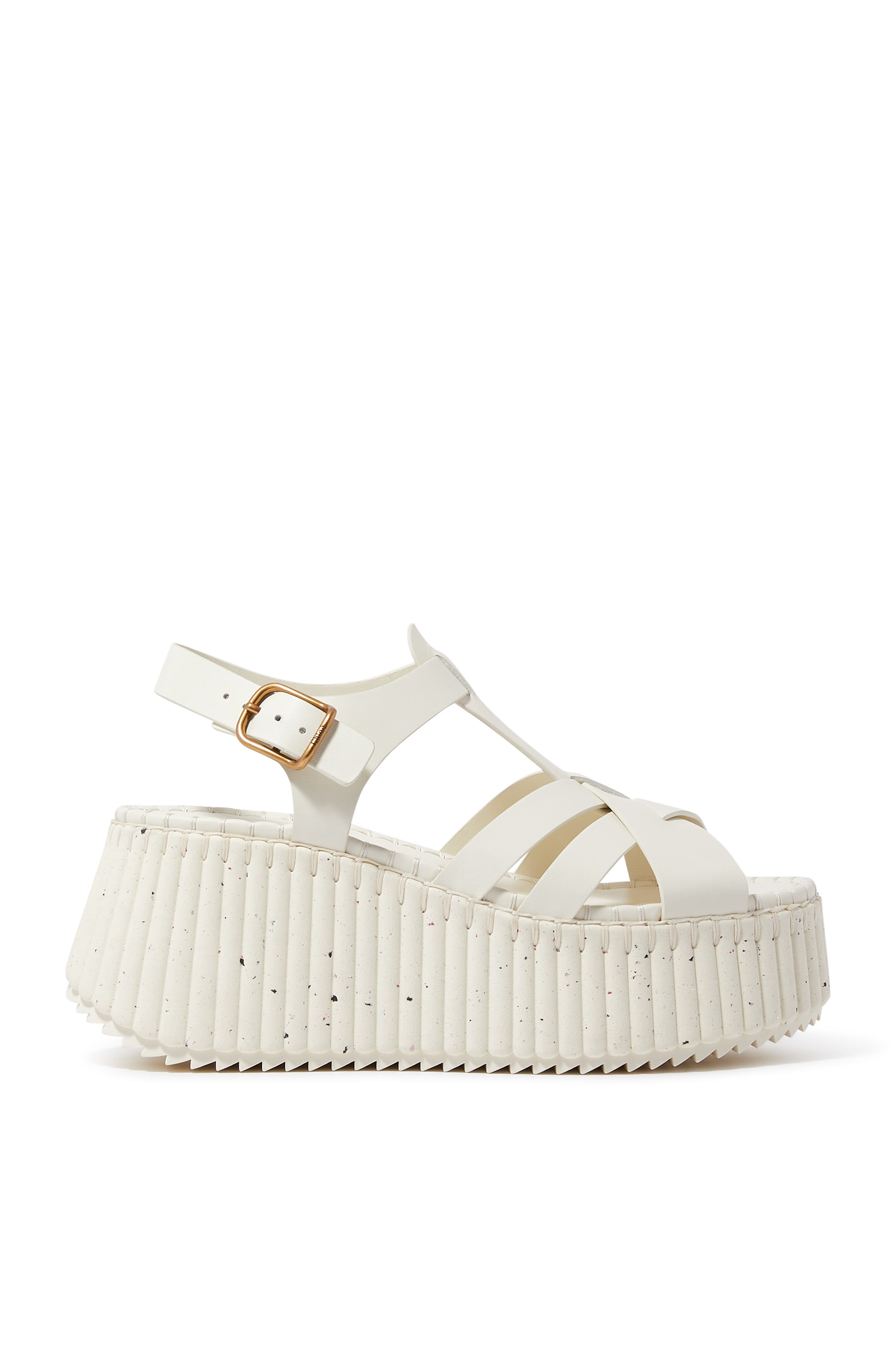 صندل بكعب ويدج