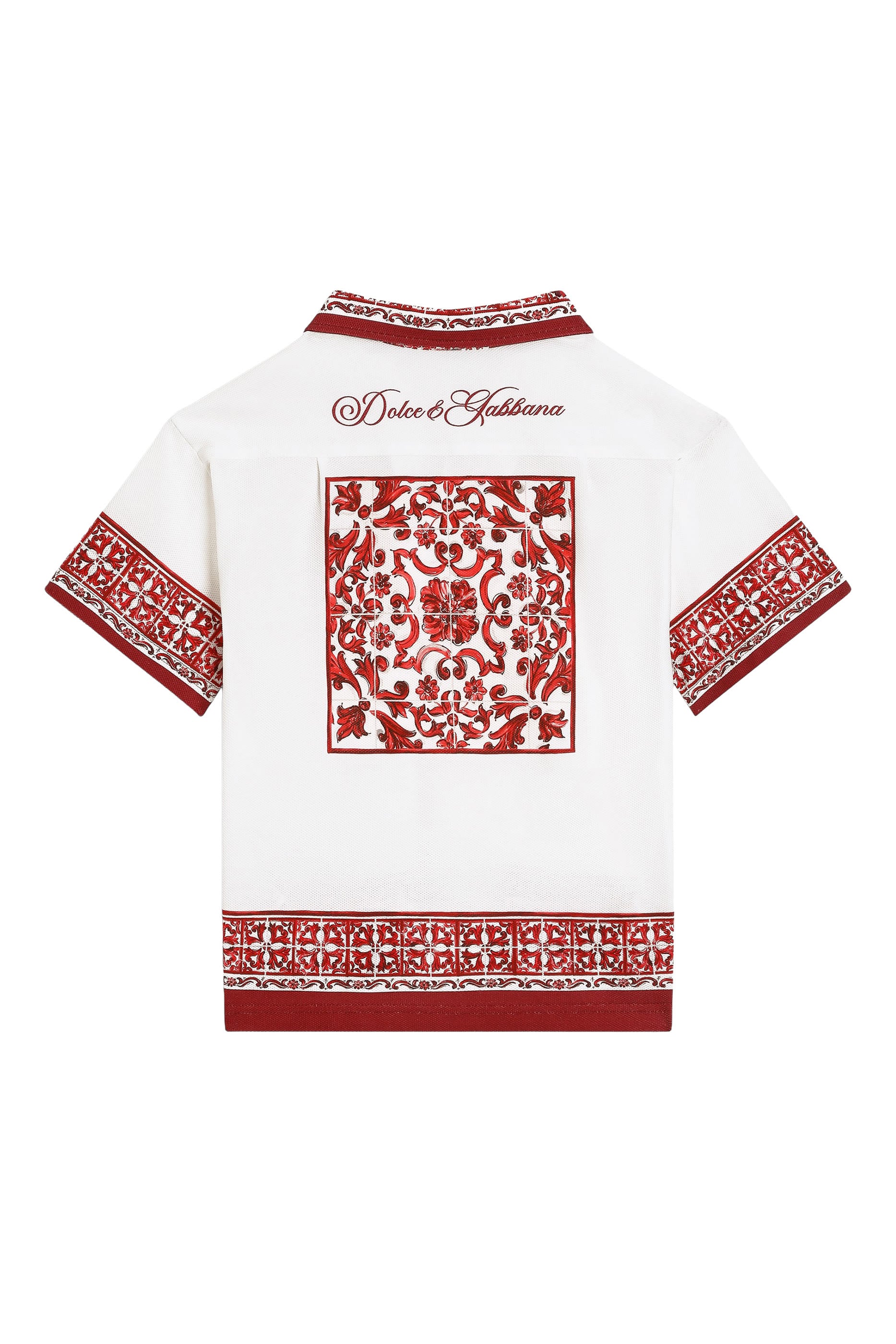 Kids Majolica-Print Shirt
