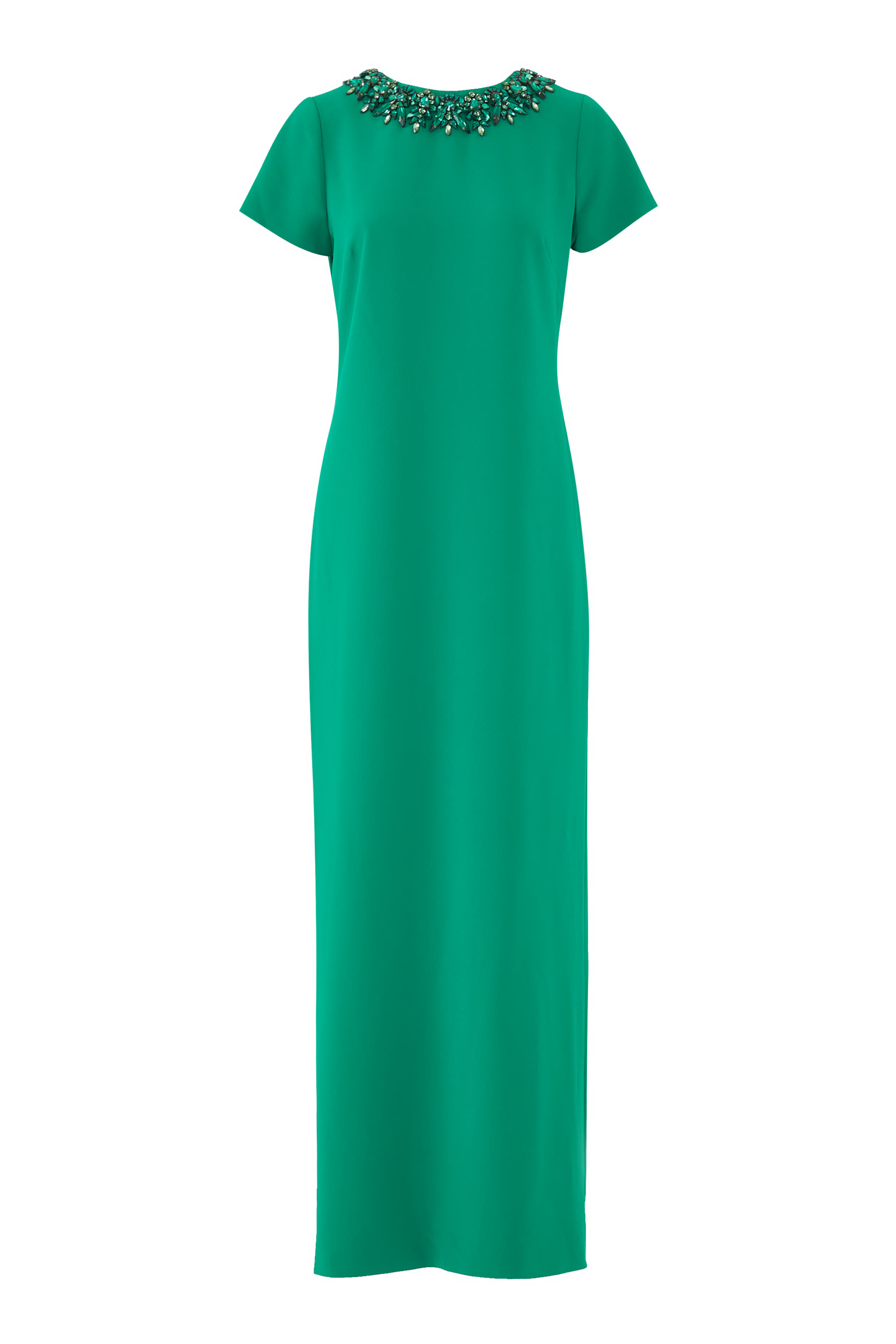 فستان سهرة شيلوه بأكمام قصيرة