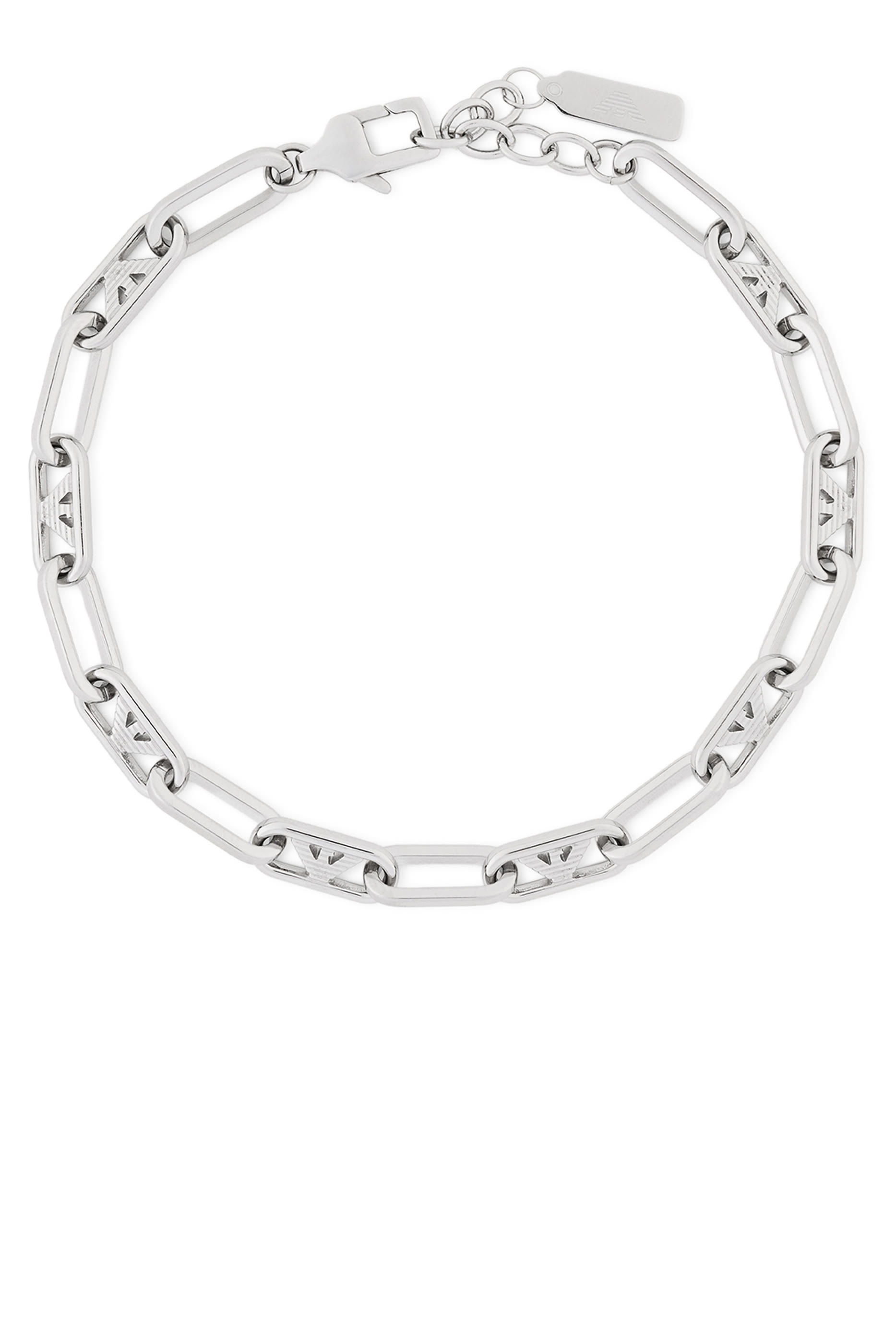 سوار بتصميم سلسلة بحلي شعار الماركة