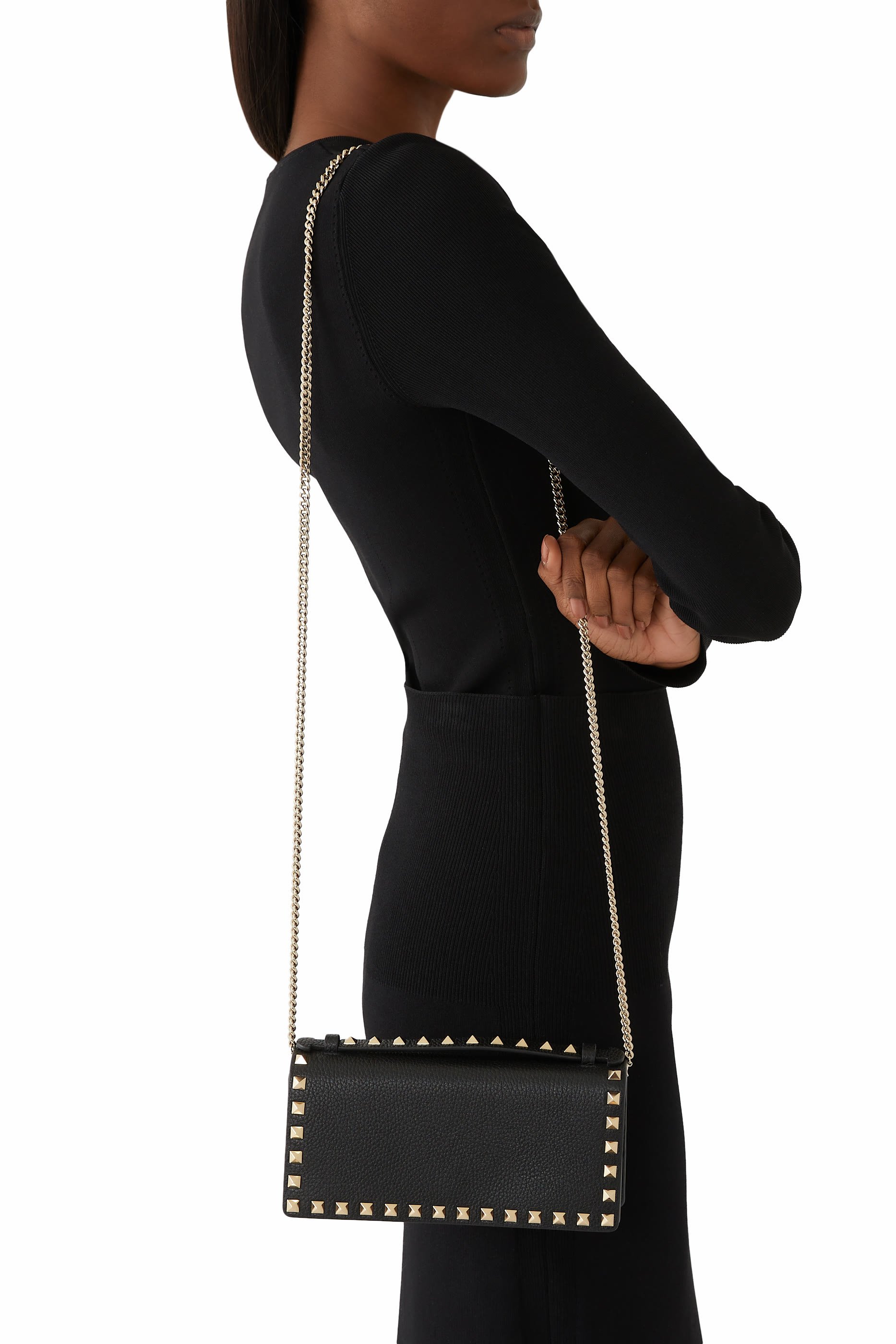 محفظة بحلي هرمية وحمالة