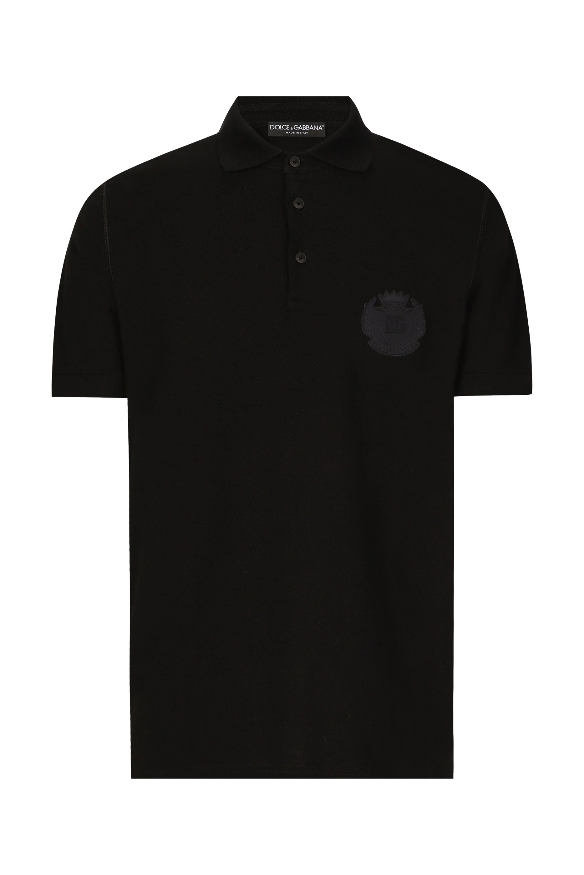 قميص بولو مطرز بشعار الماركة قطن