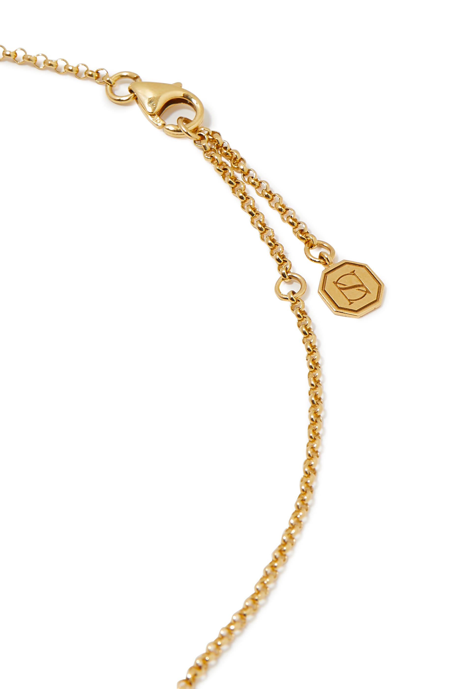 قلادة سيريث مزينة ببطانة صدفة اللؤلؤ