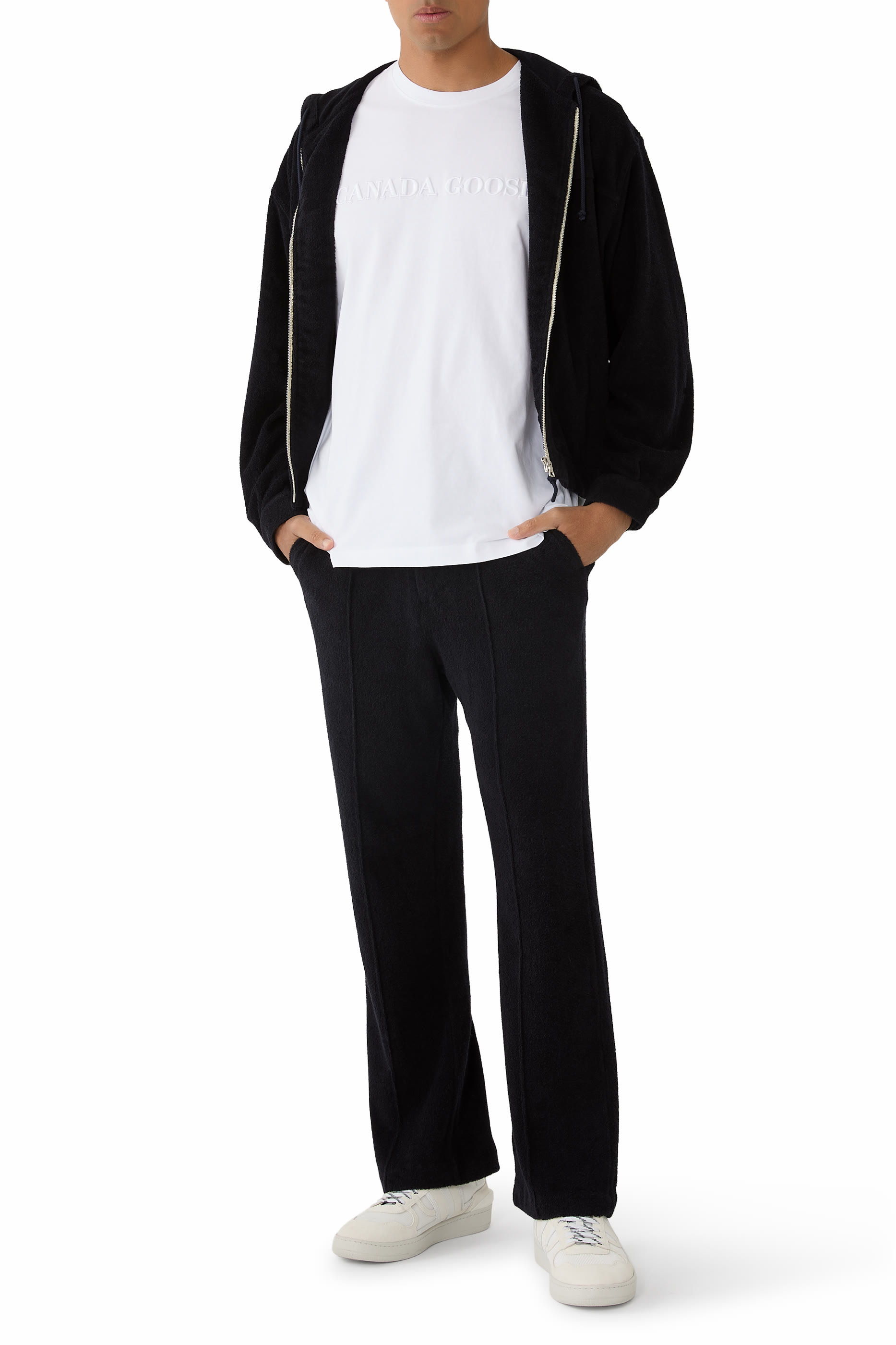 تيشيرت إيميرسن بياقة ضيقة تطريز