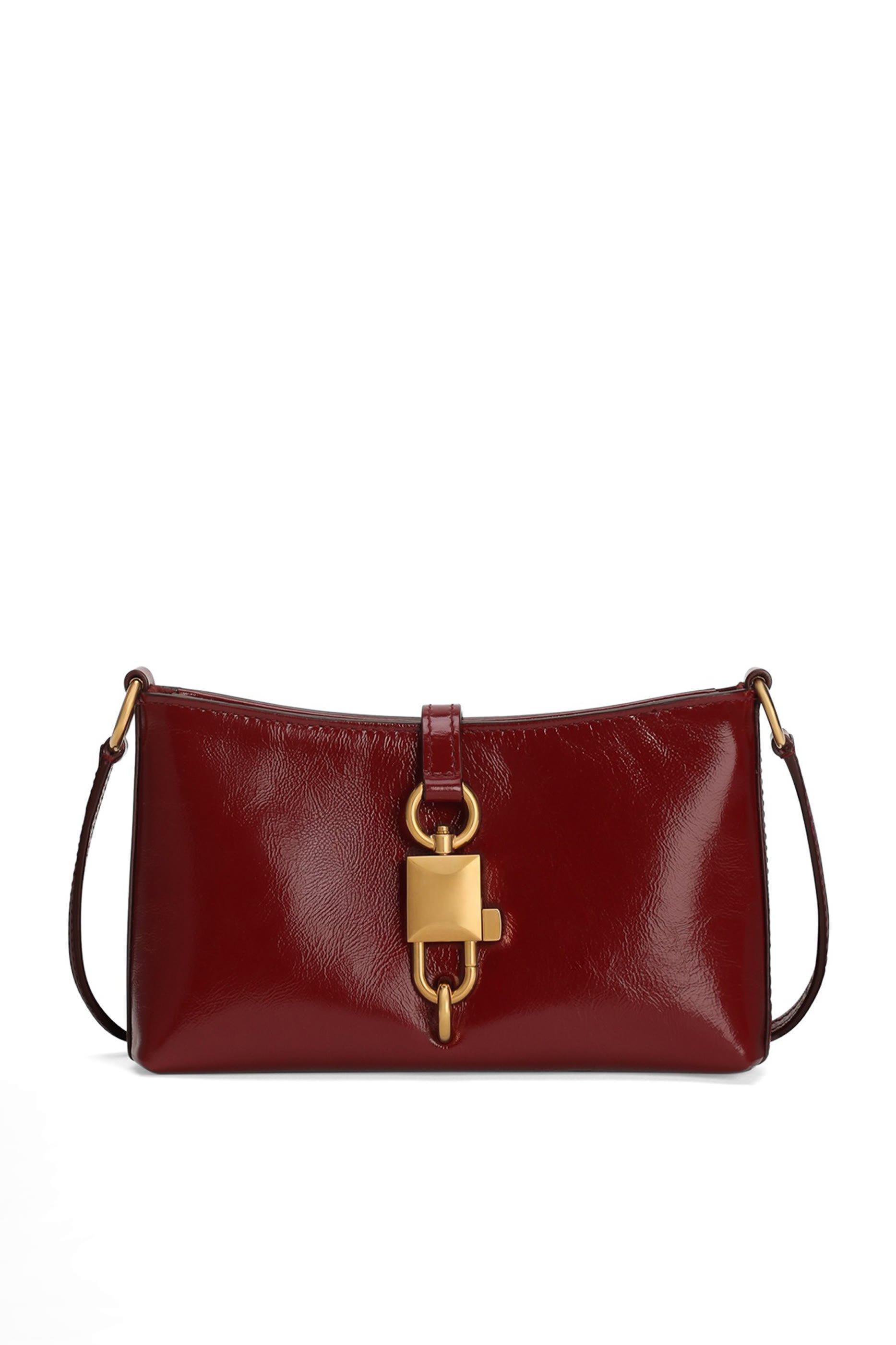 حقيبة كتف بقفل