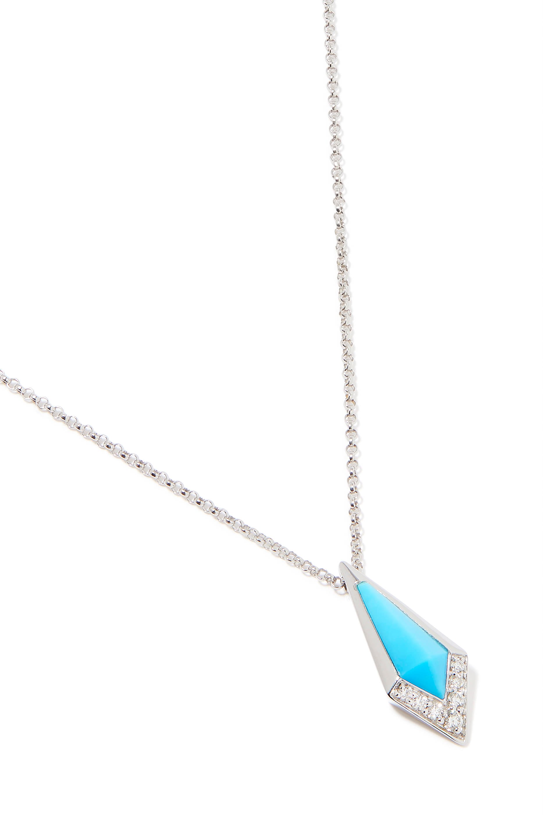 قلادة مرصعة بفيروز