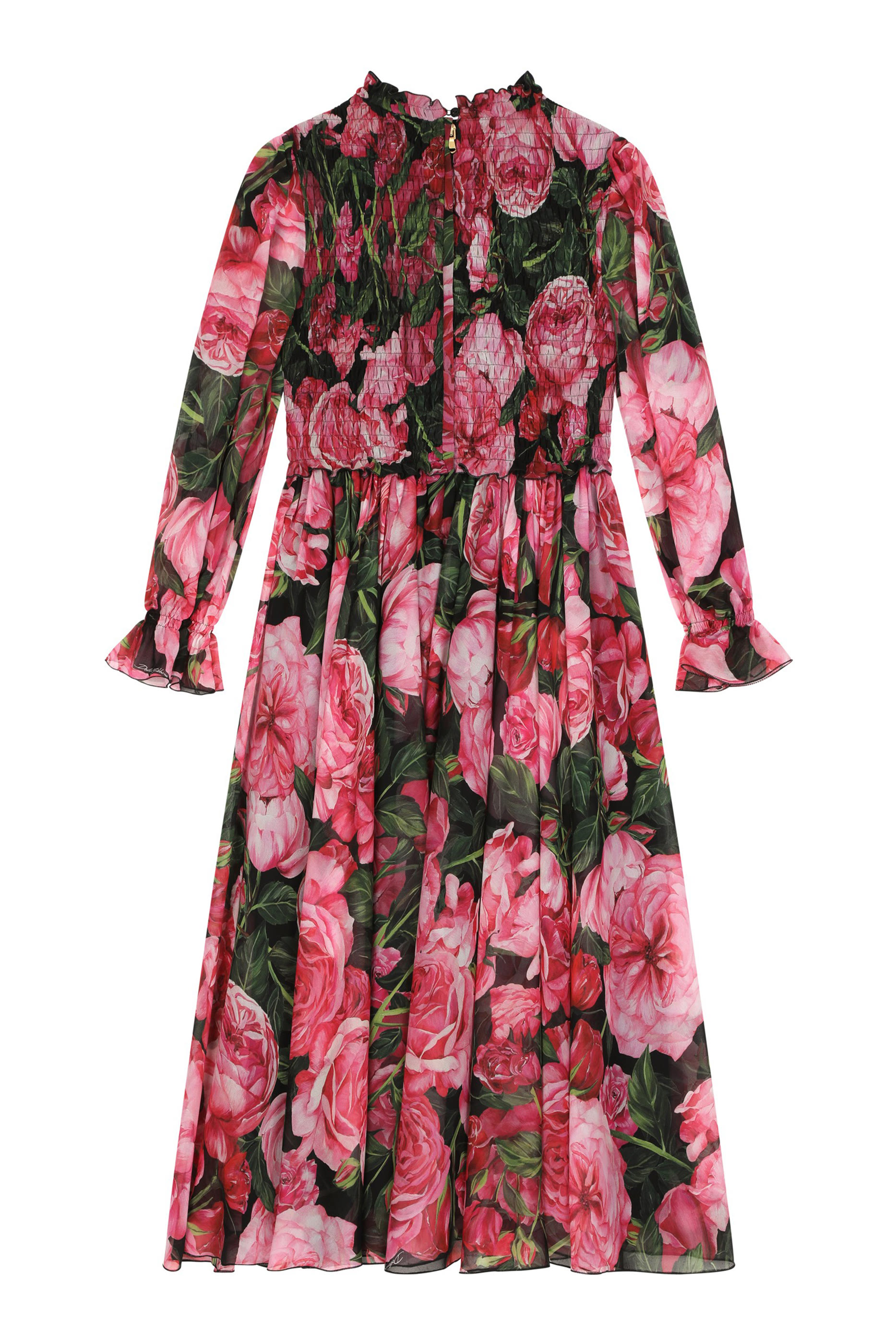 فستان بطبعات زهور للأطفال