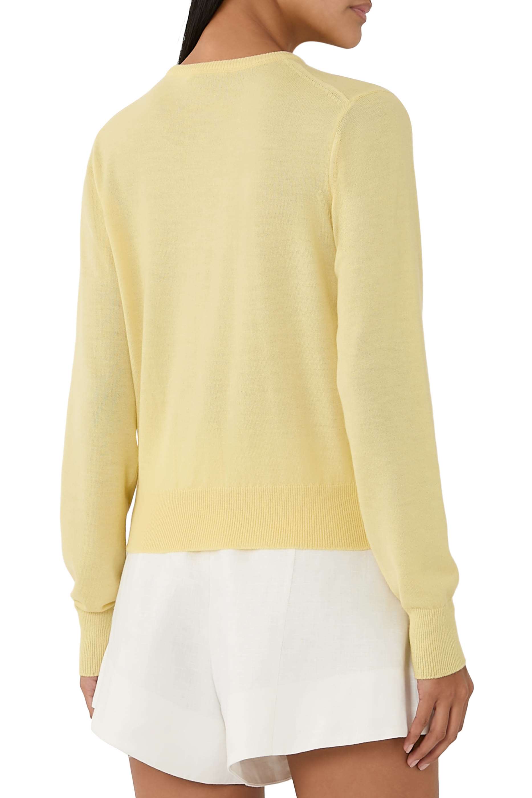 Cashmere Hard Twist Knit Cardigan