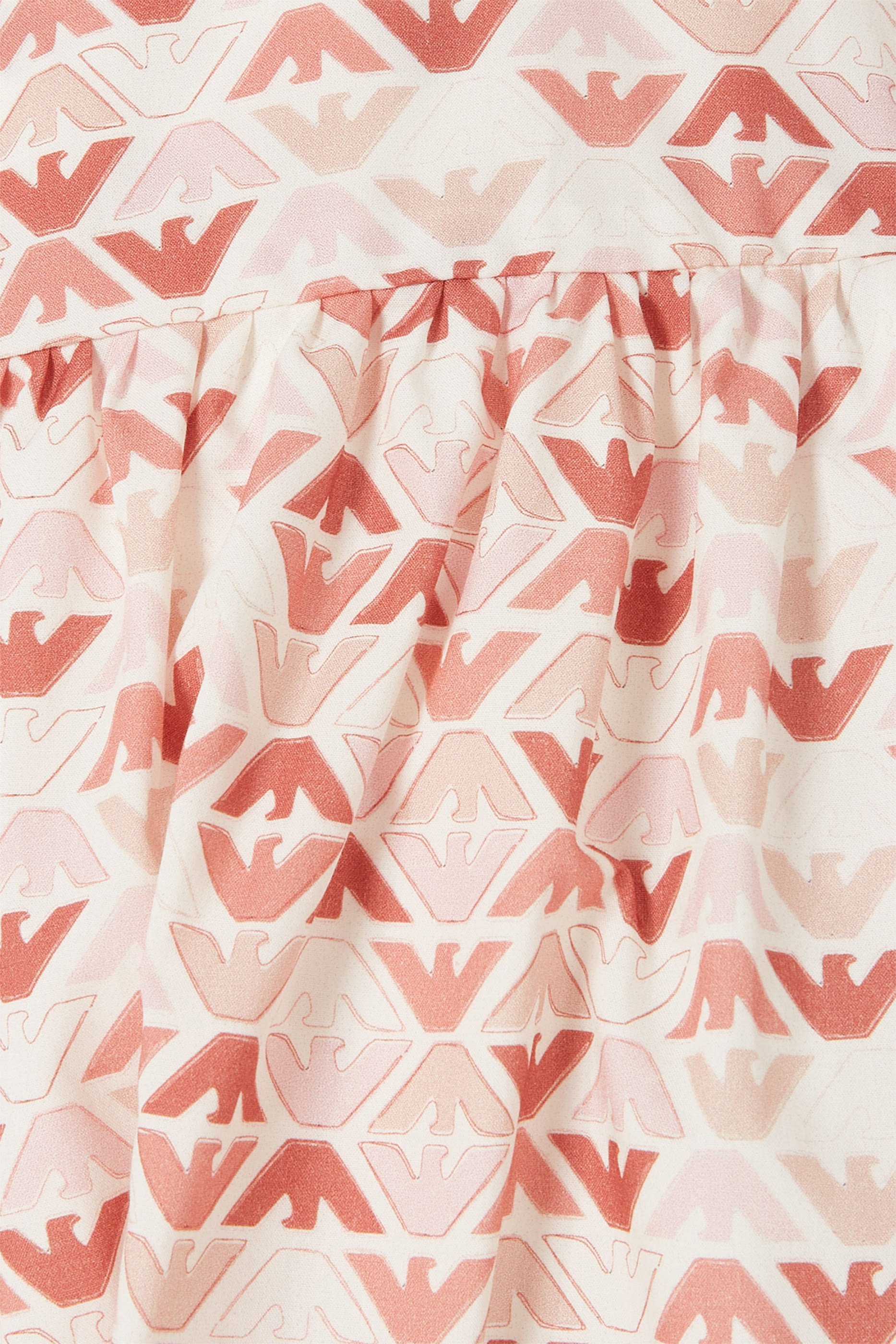 فستان مزين كليا بنقشة بوبلين للأطفال