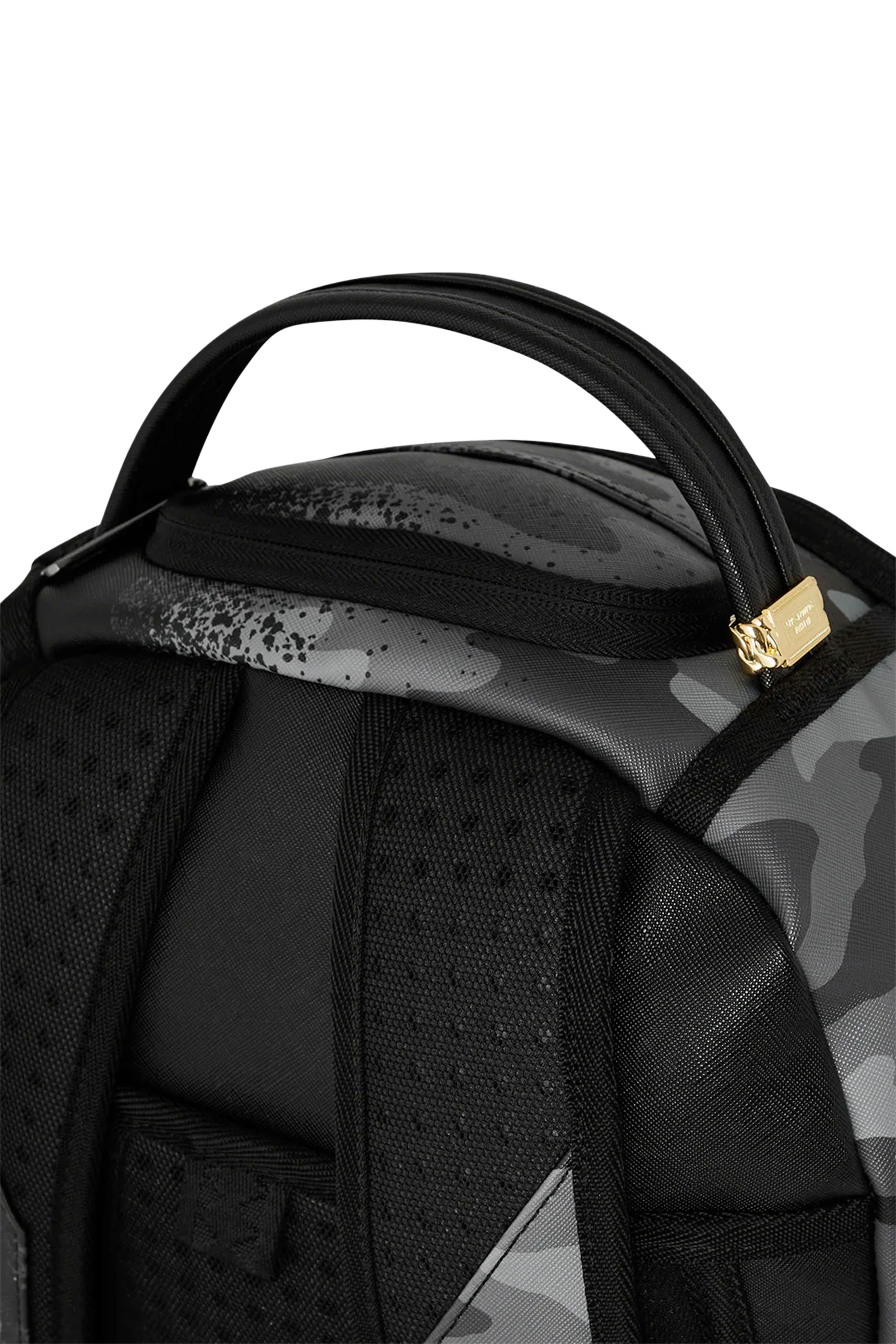 حقيبة ظهر دي ال اكس اس في بنقشة طلاء بخاخ وتصميم مقسم