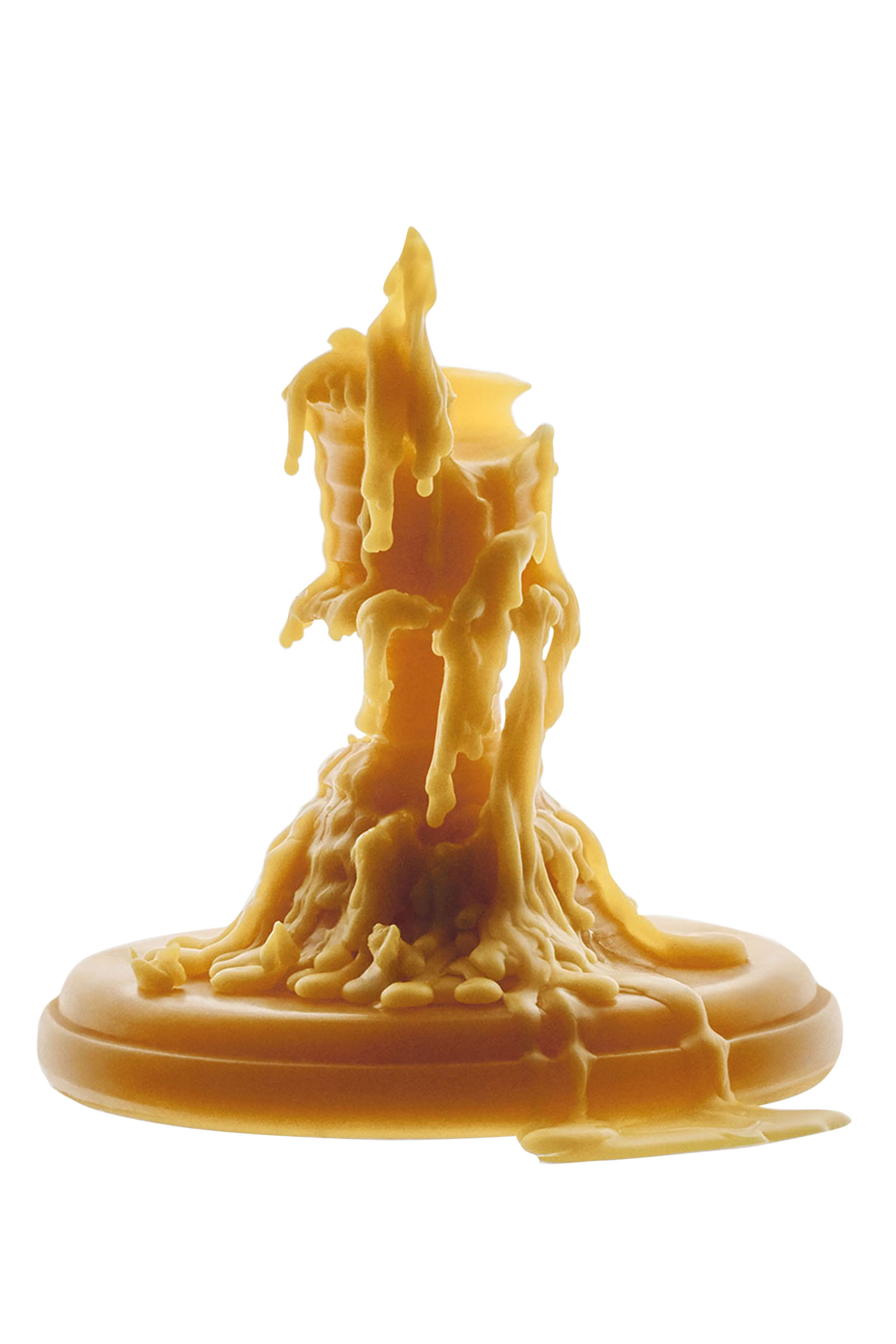 شمعة بتصميم حامل شموع شمع عسل طبيعي