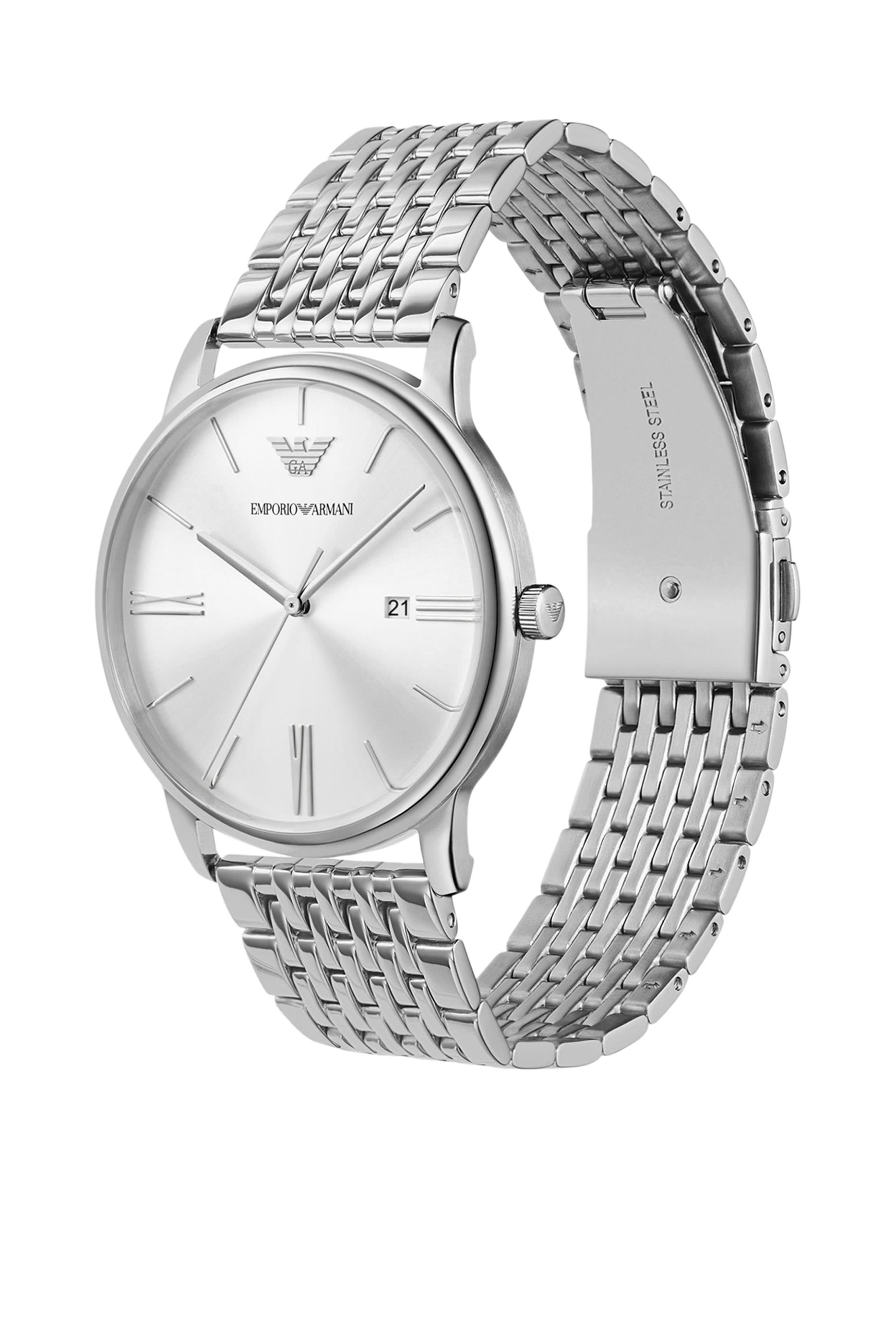 ساعة مينيماليست بقرص دائري