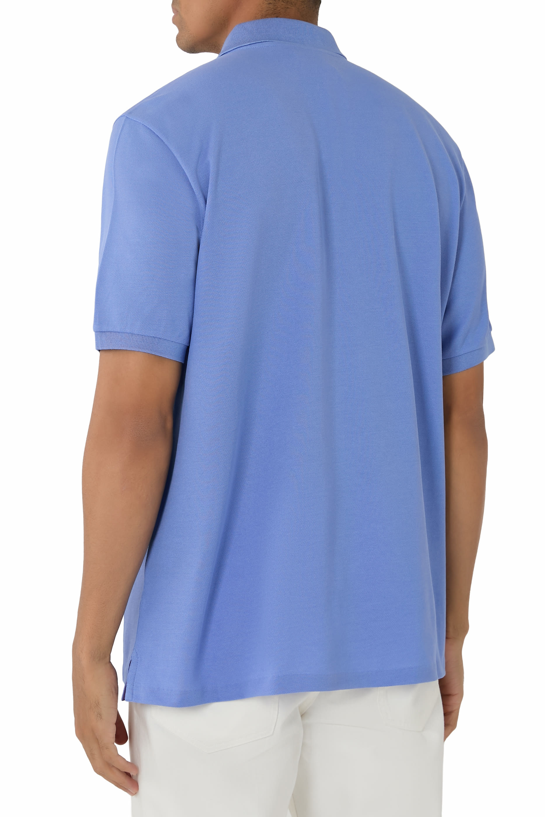 قميص بولو بقصة ضيقة قطن بيكيه