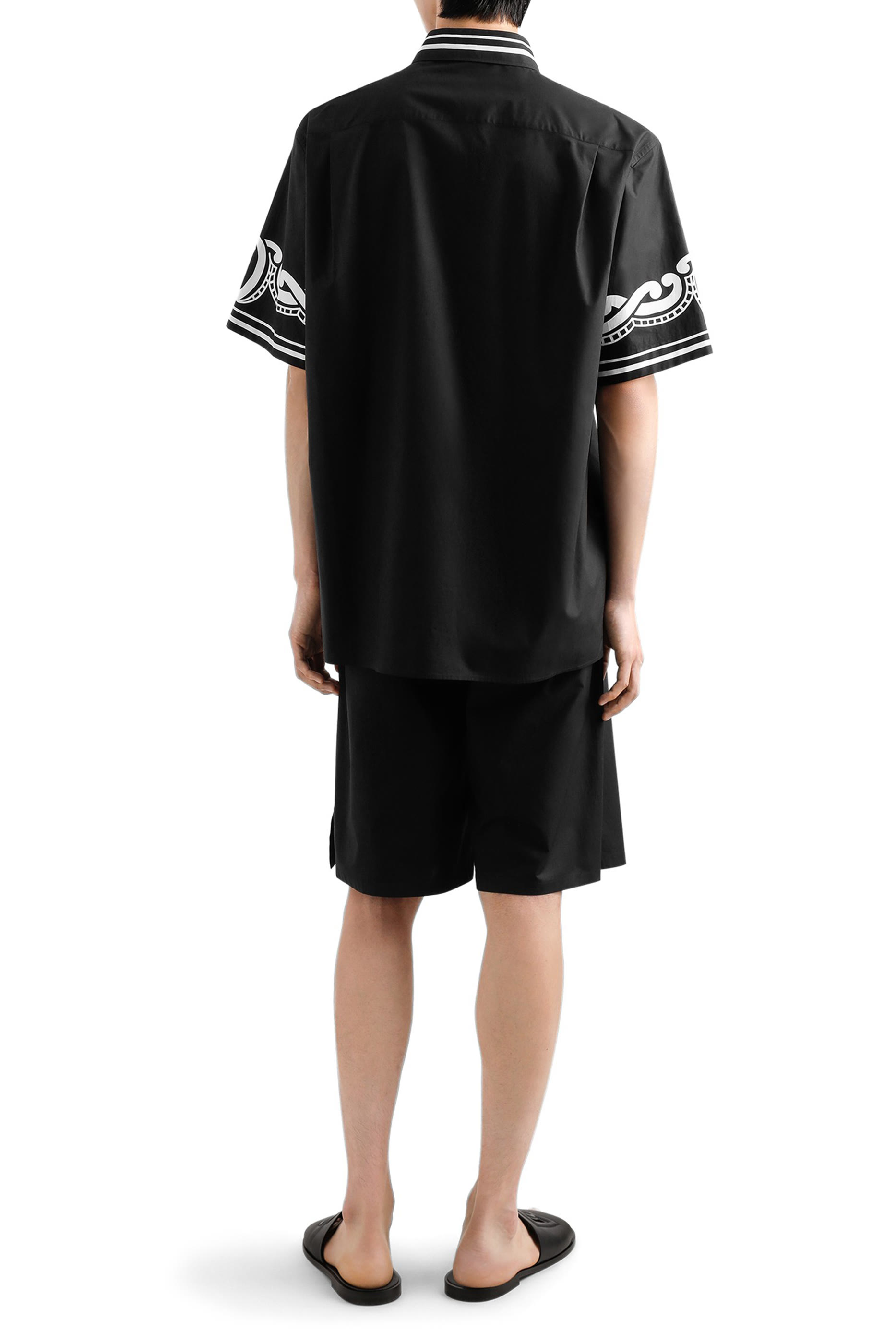 قميص بوبلين بتفاصيل طبعات994946