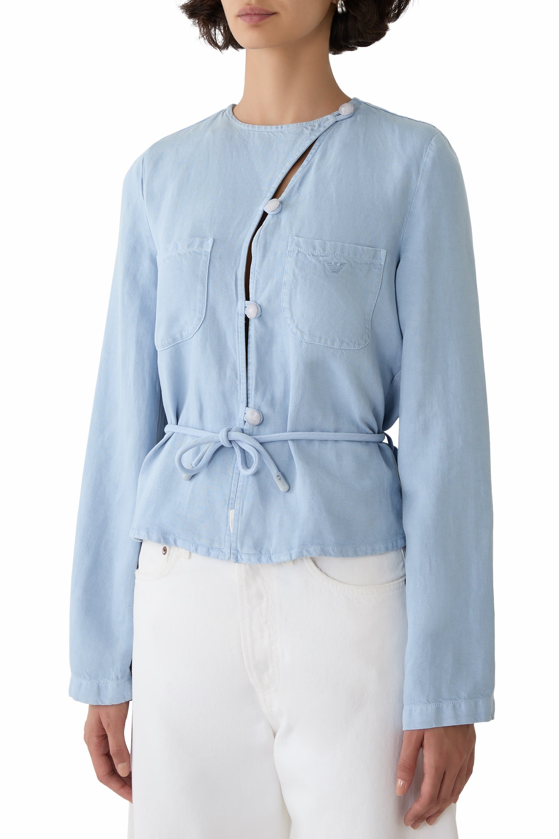 جاكيت مصبوغ بتقنية الغارمنت اي اس في